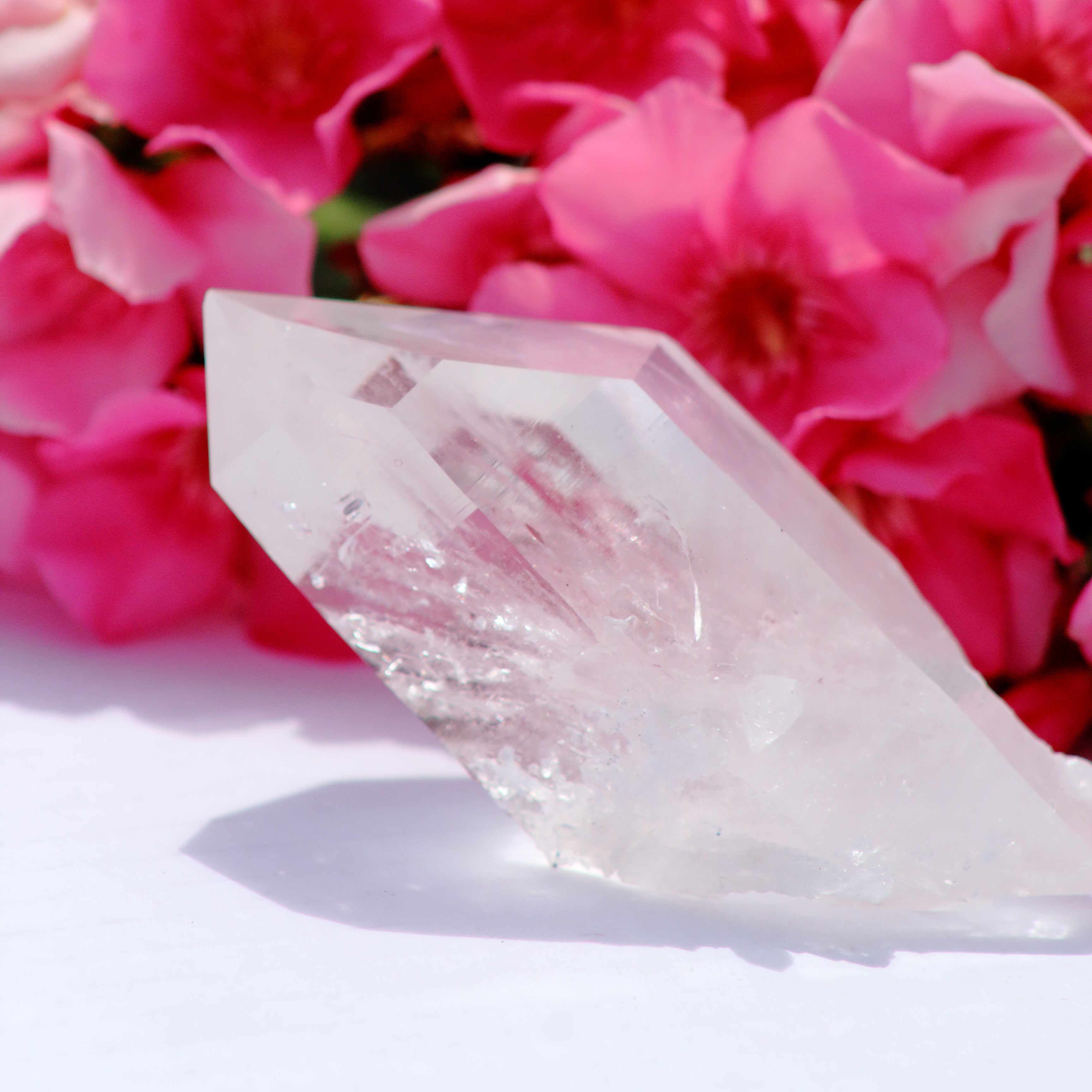 Clear Quartz Crystal with Micro Crystals from Arkansas