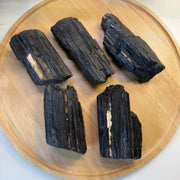 Black Tourmaline Display Crystals Chunky Rods from Indonesia - Extra Large Size