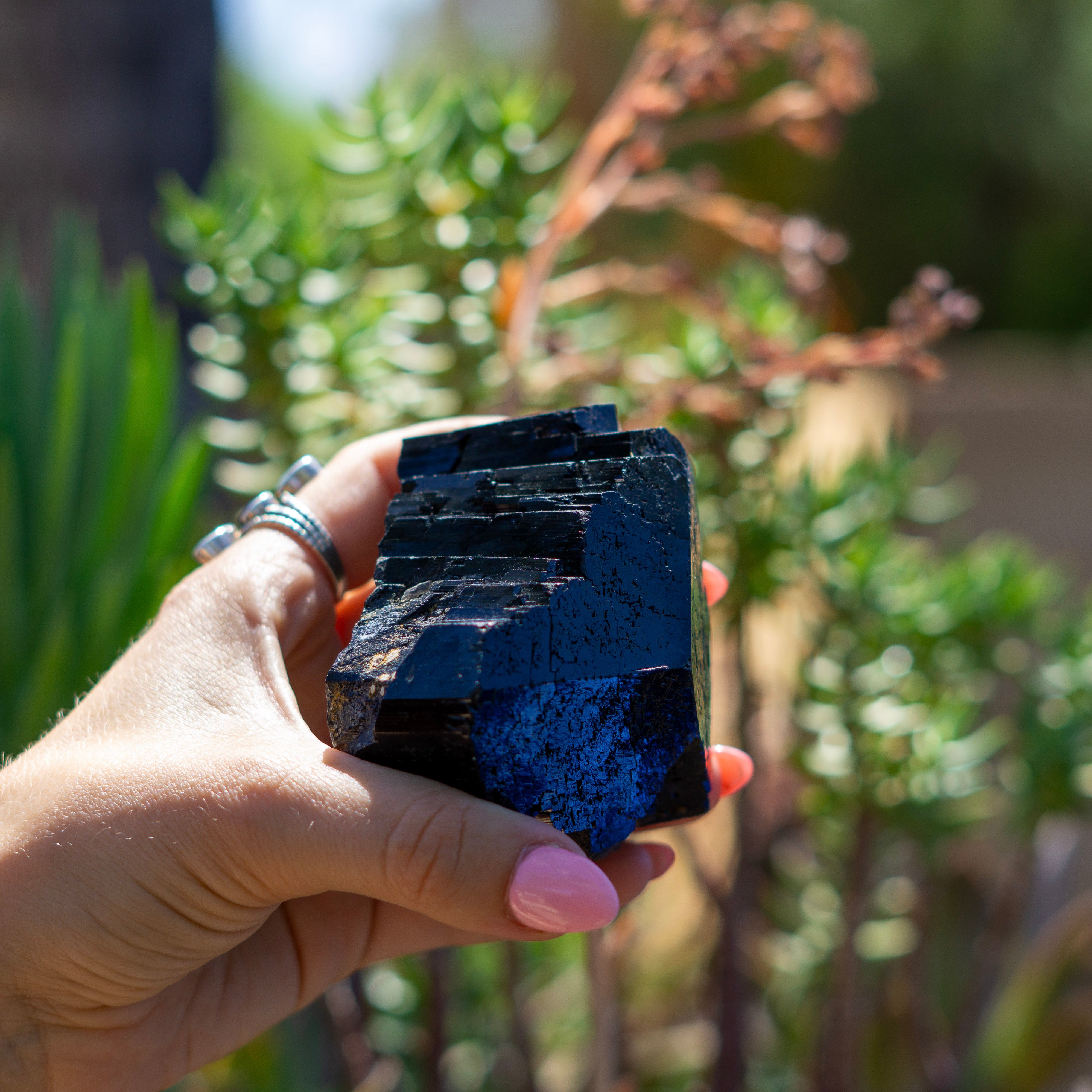 Incredible Black Tourmaline Terminated Natural Point from Erongo Region, Namibia