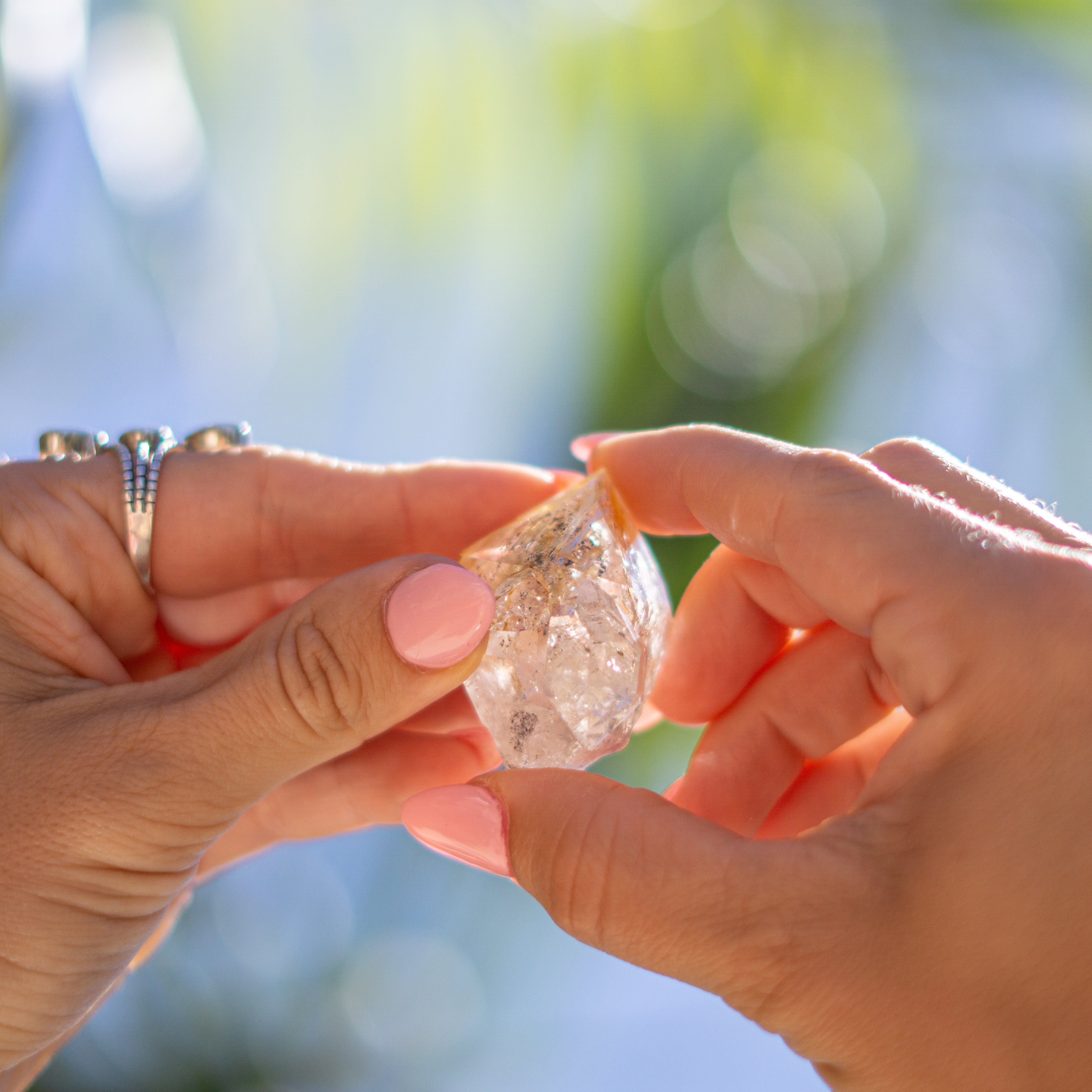Golden Healer Herkimer Diamond Quartz