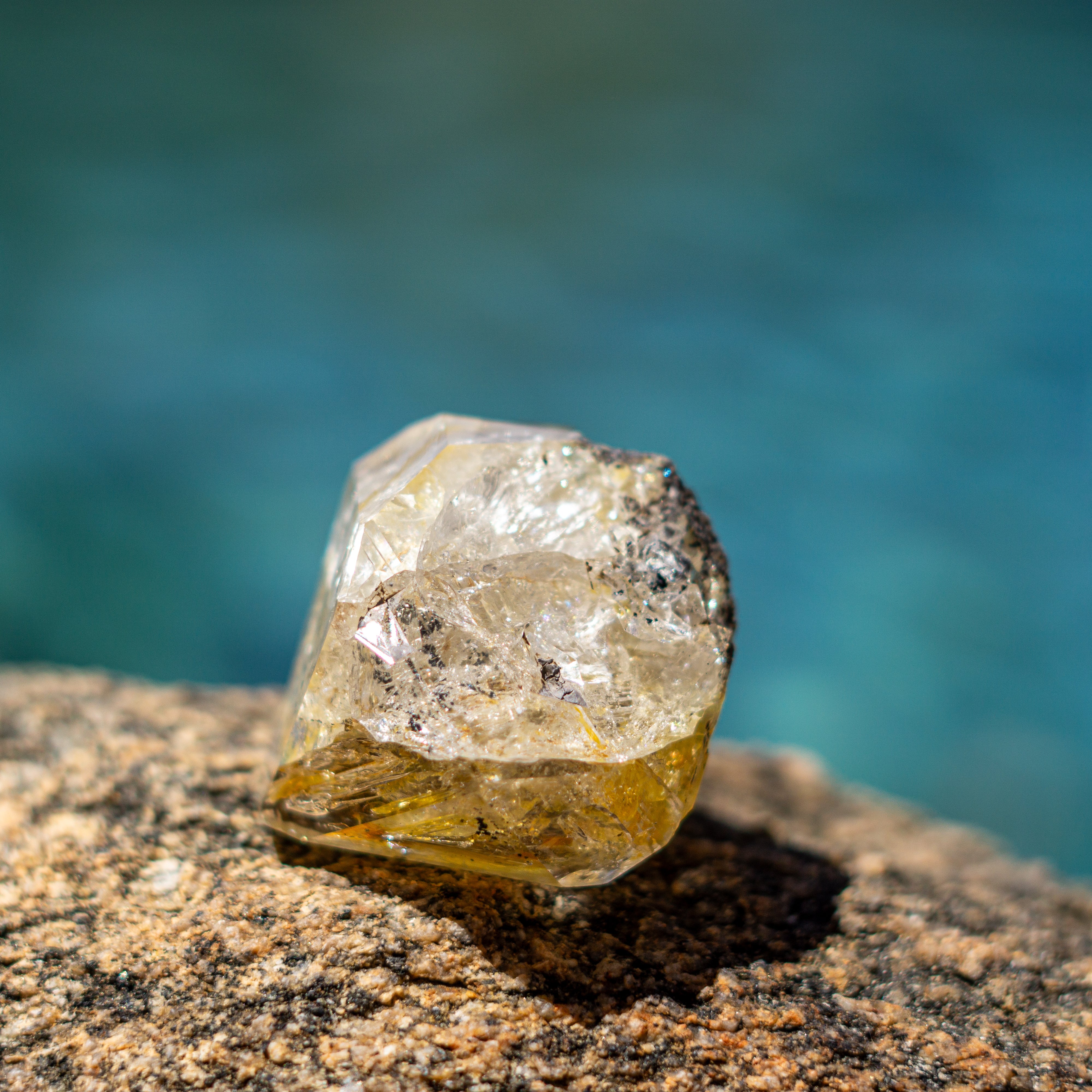 Double Terminated Golden Herkimer Diamond Quartz