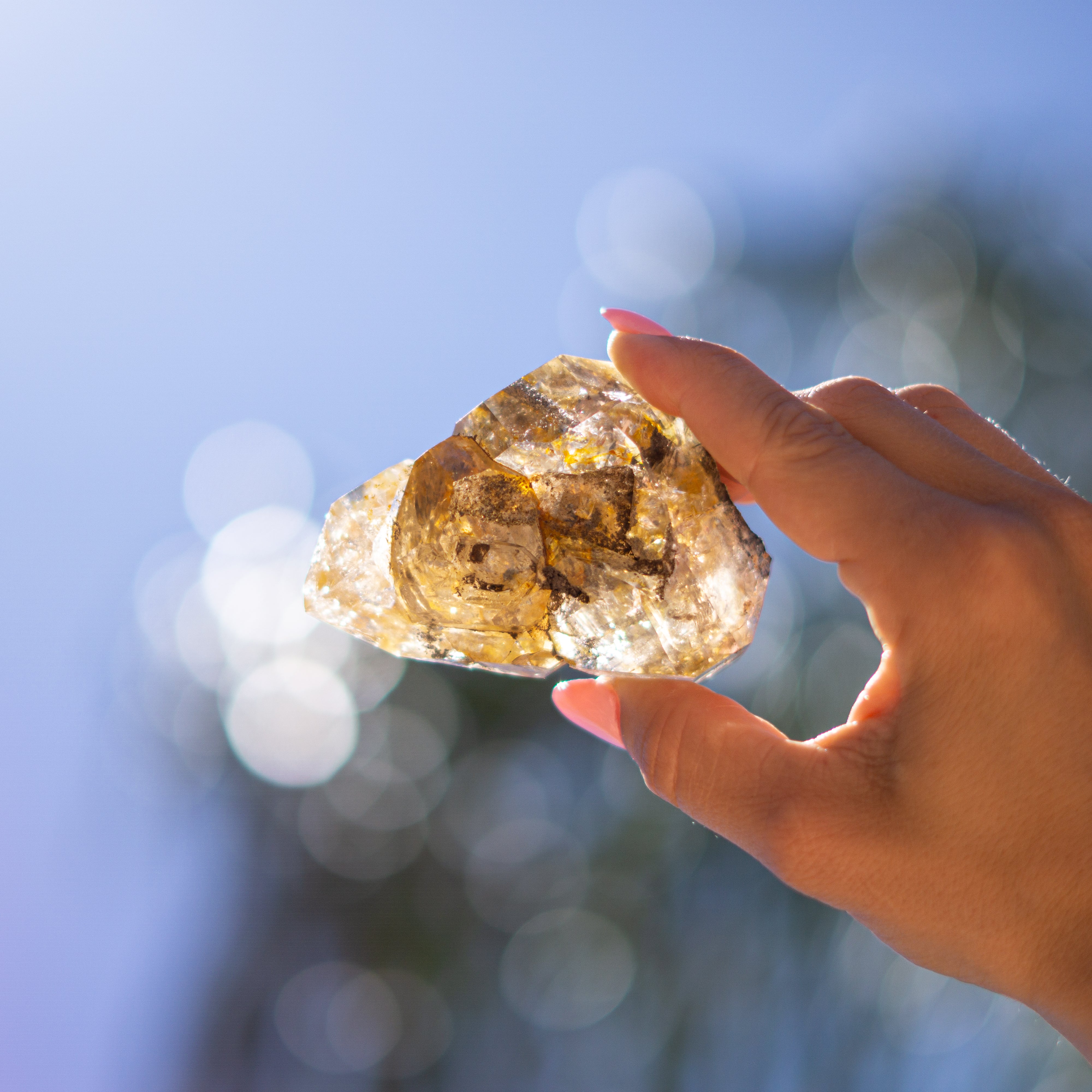 Jumbo Golden Healer Herkimer Diamond Quartz from New York
