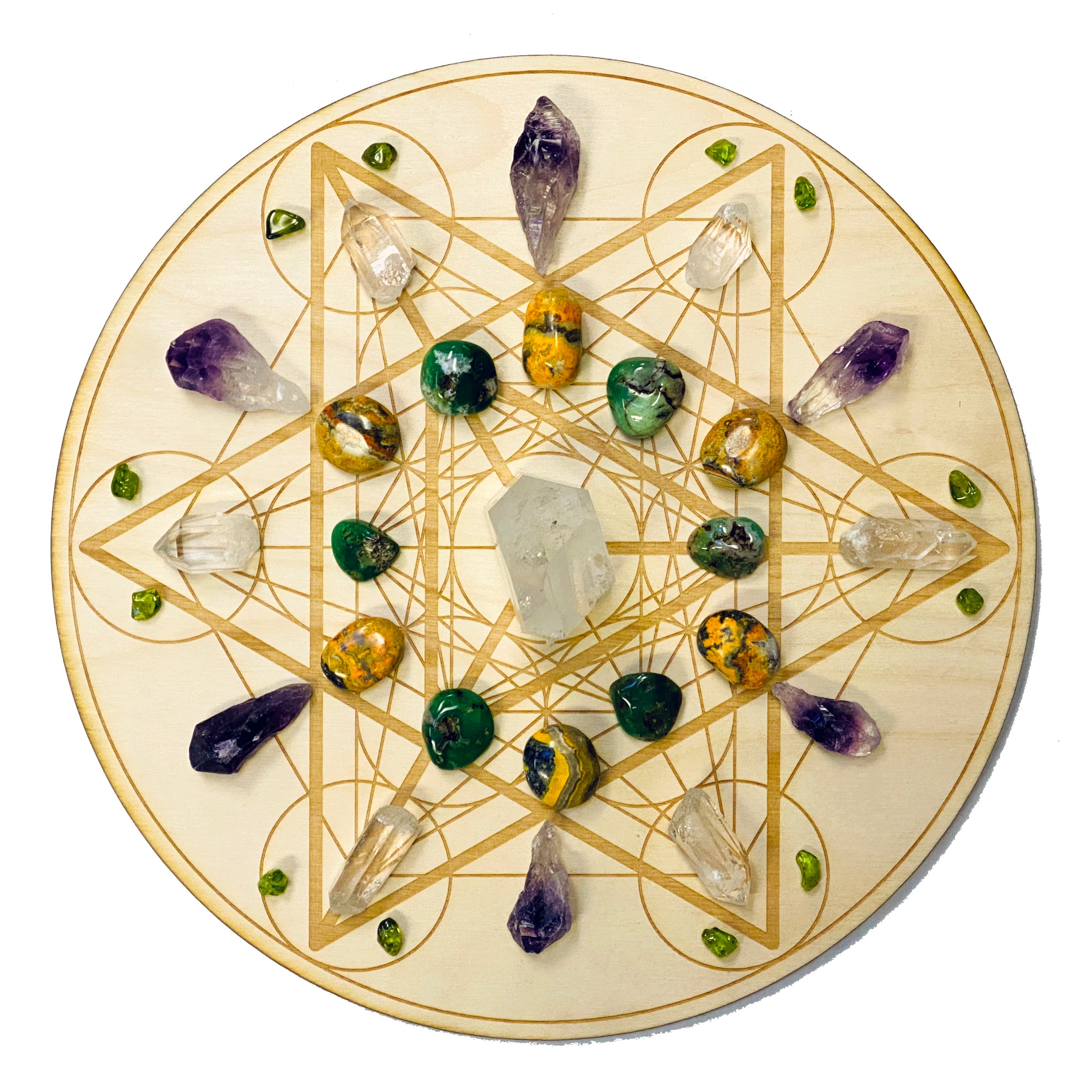 Merkaba Metatron's Cube Crystal Grid
