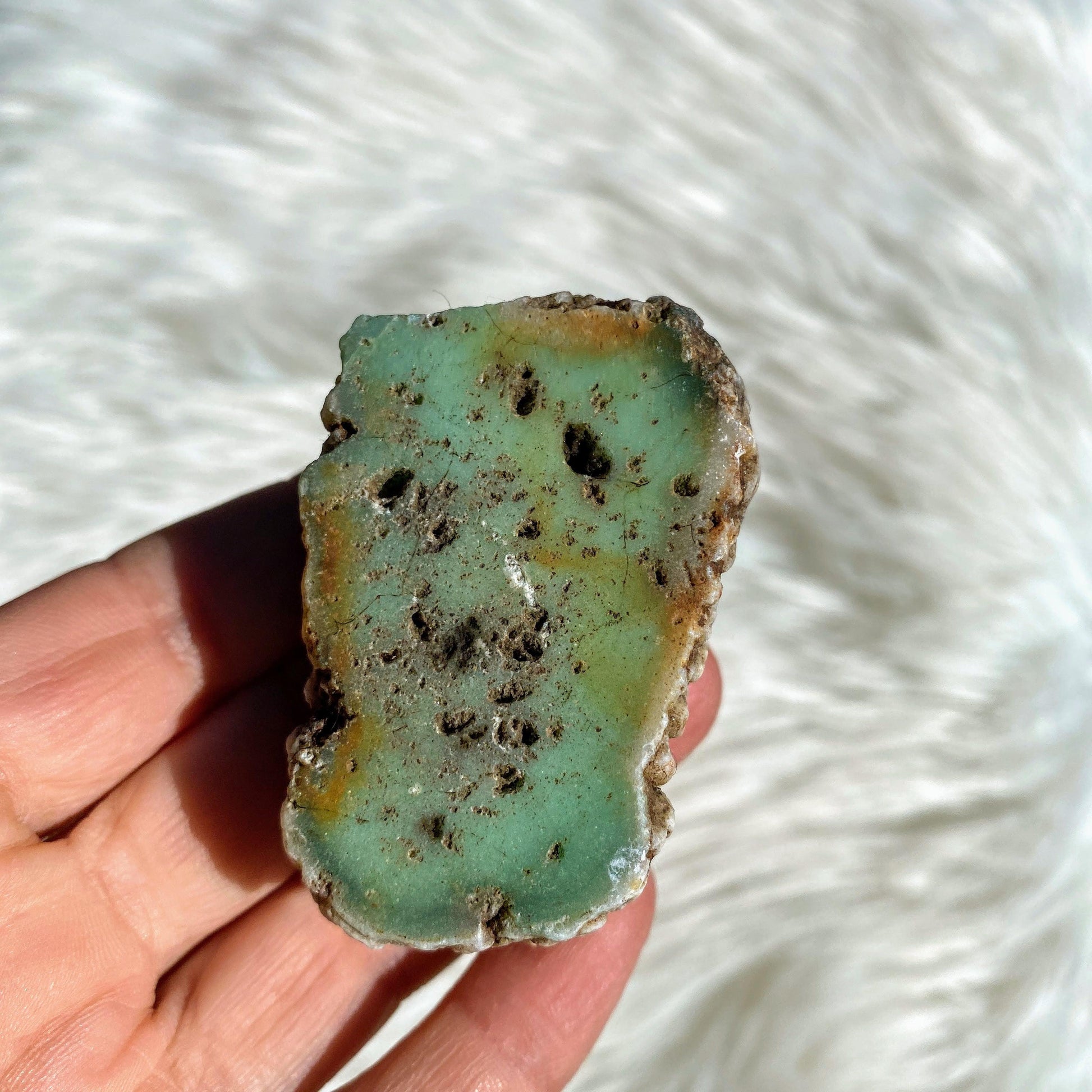 Australian Chrysoprase Natural Free Form specimen #1 - Earth Family Crystals