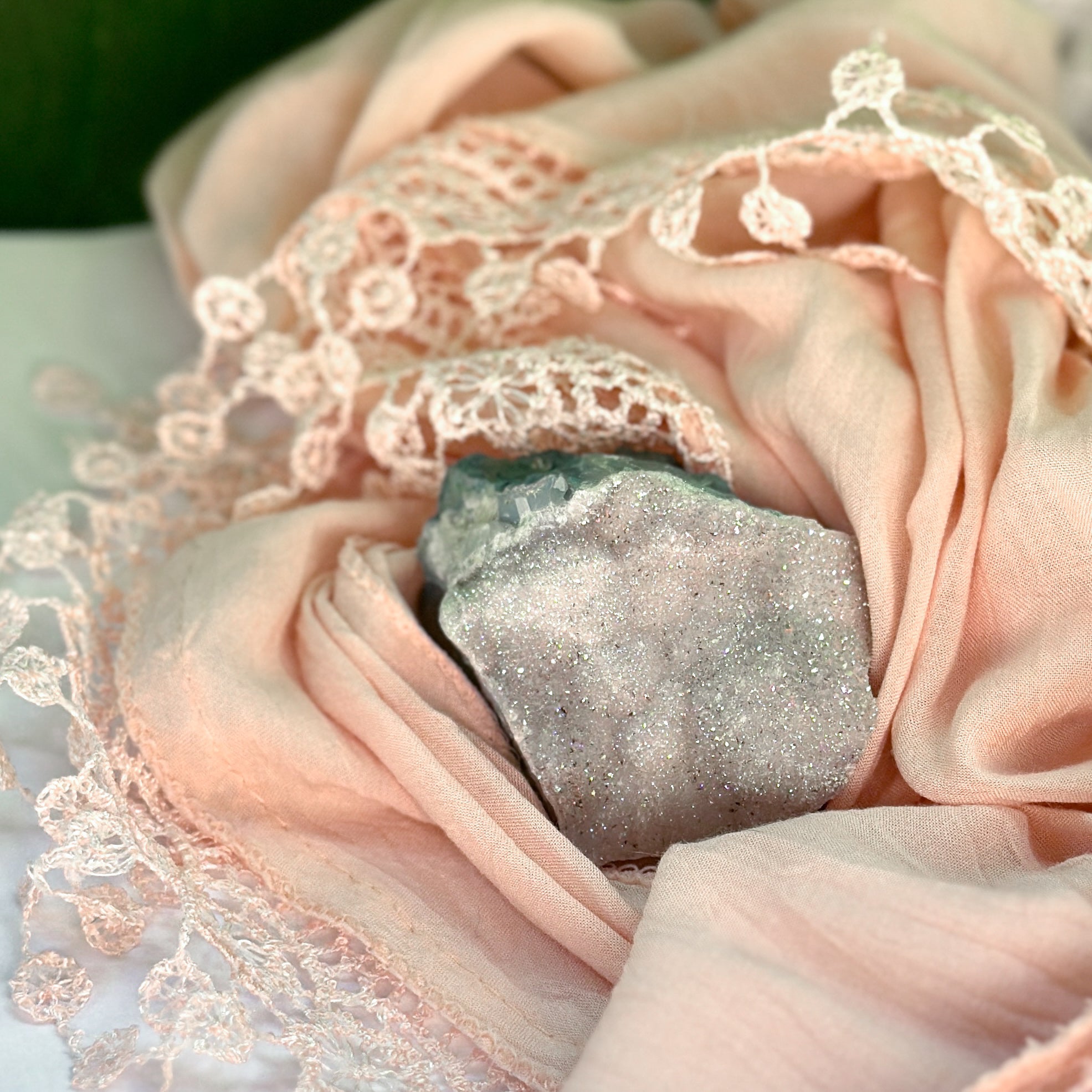 Angel Aura Amethyst Druzy - Enhances Angelic Connection