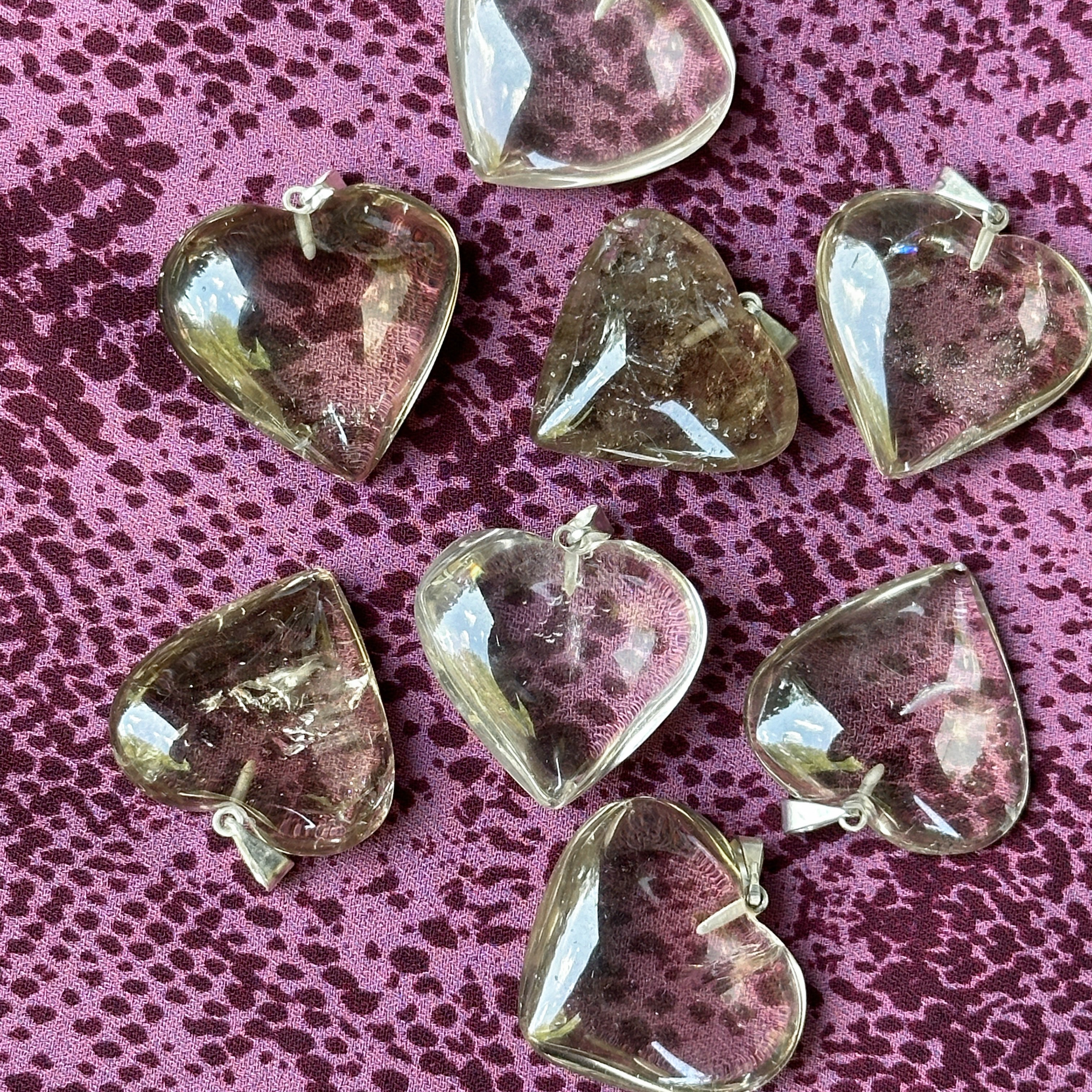 Smoky Quartz Heart Pendant