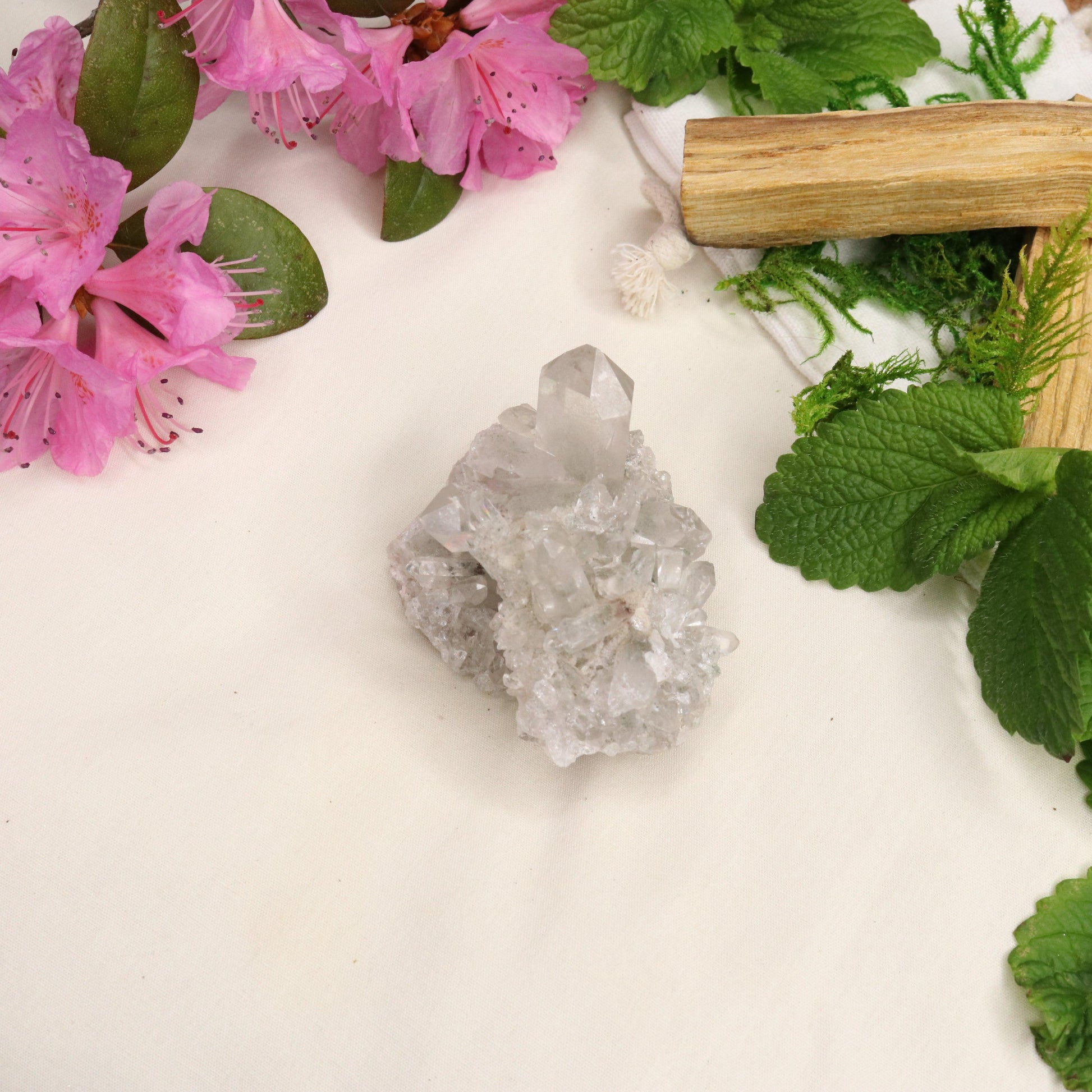Gemmy Inclusion Quartz from Brazil ~ Beautiful Energy - Earth Family Crystals