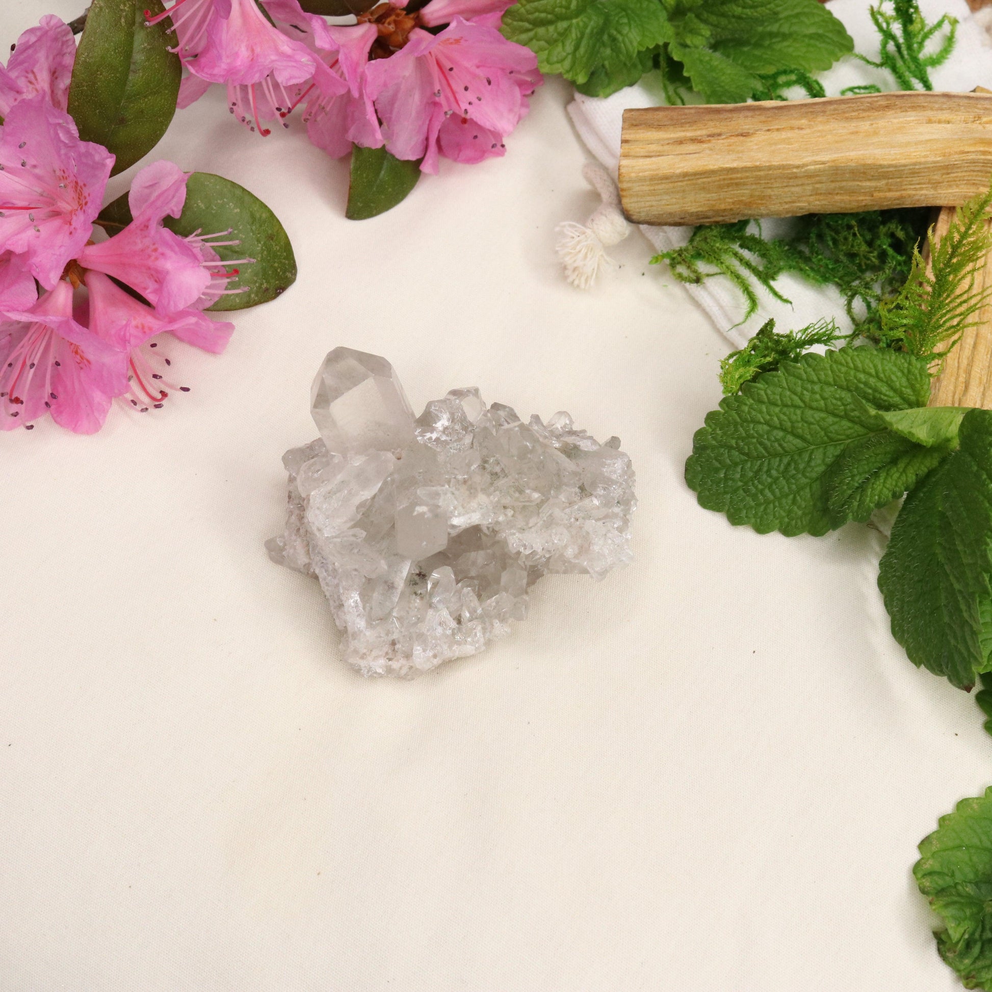 Gemmy Inclusion Quartz from Brazil ~ Beautiful Energy - Earth Family Crystals