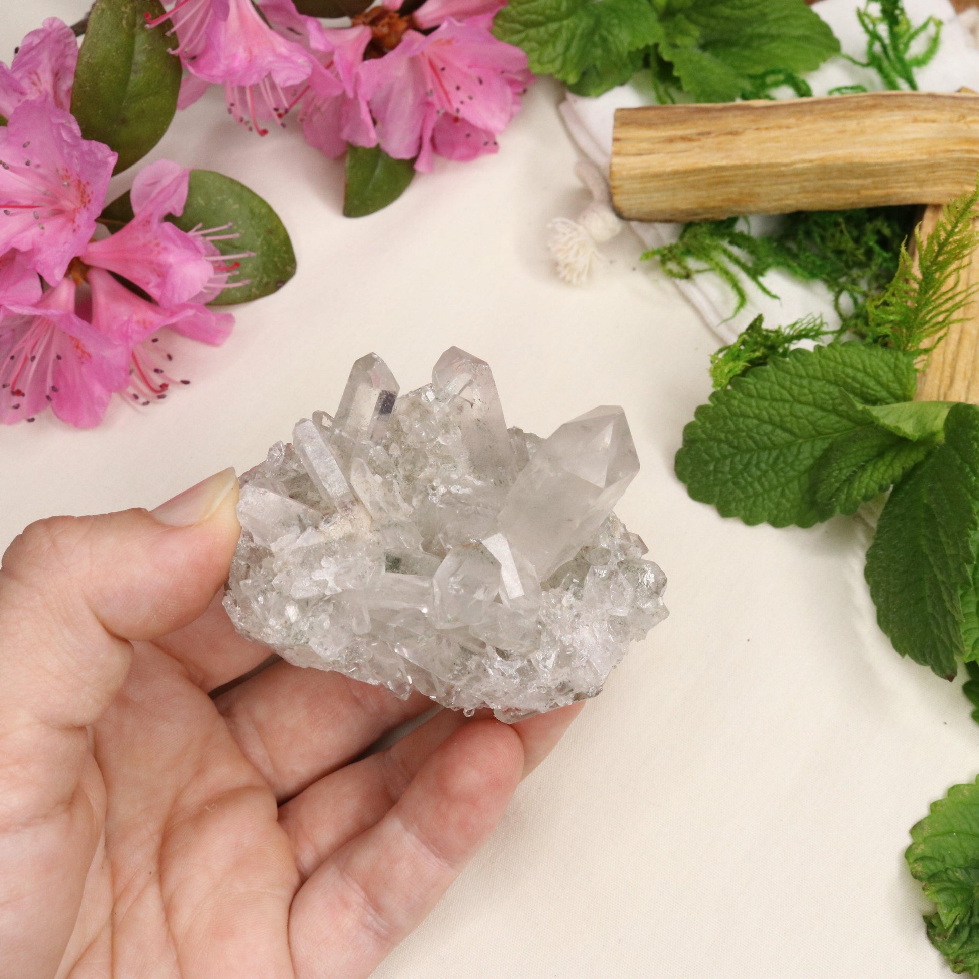 Gemmy Inclusion Quartz from Brazil ~ Beautiful Energy - Earth Family Crystals