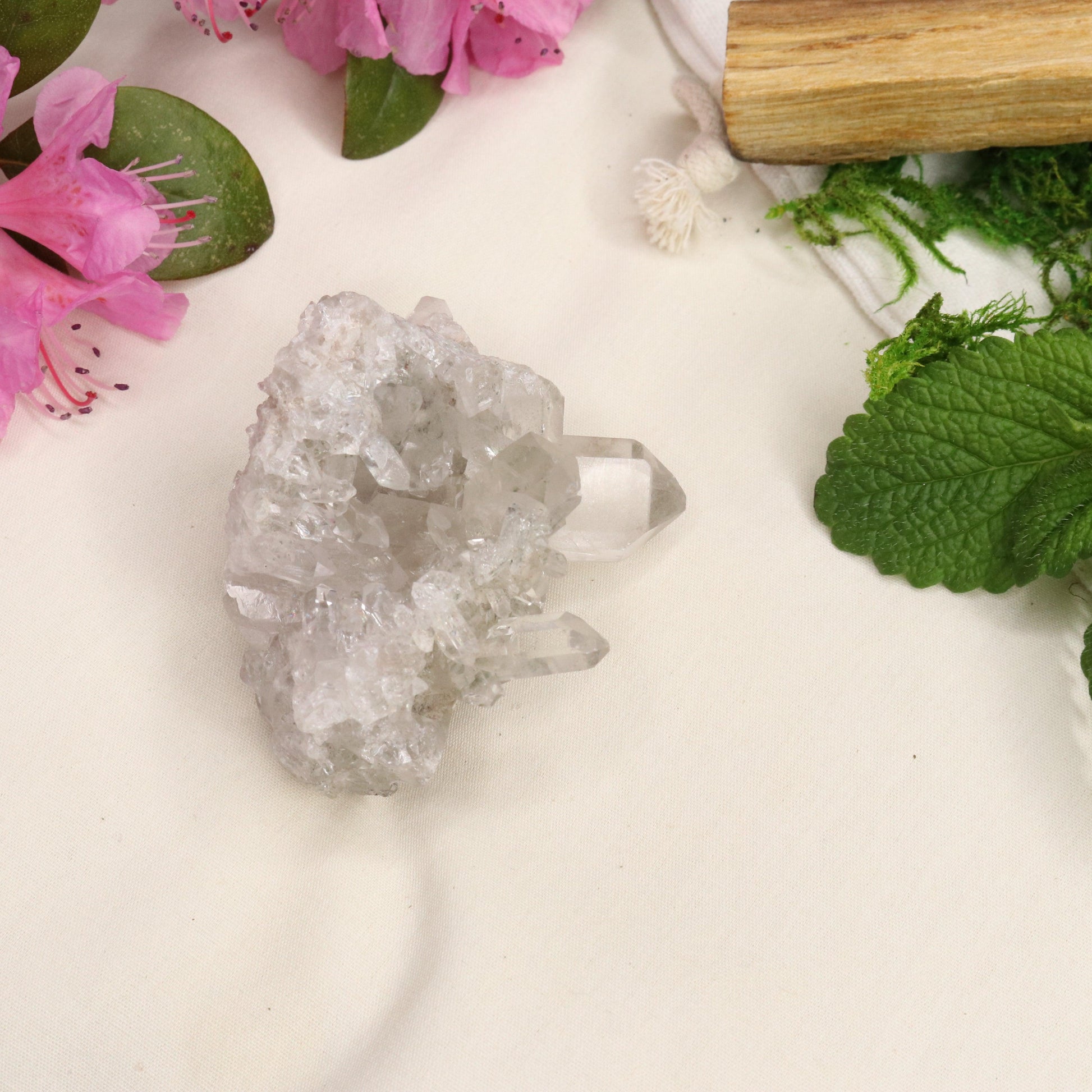 Gemmy Inclusion Quartz from Brazil ~ Beautiful Energy - Earth Family Crystals