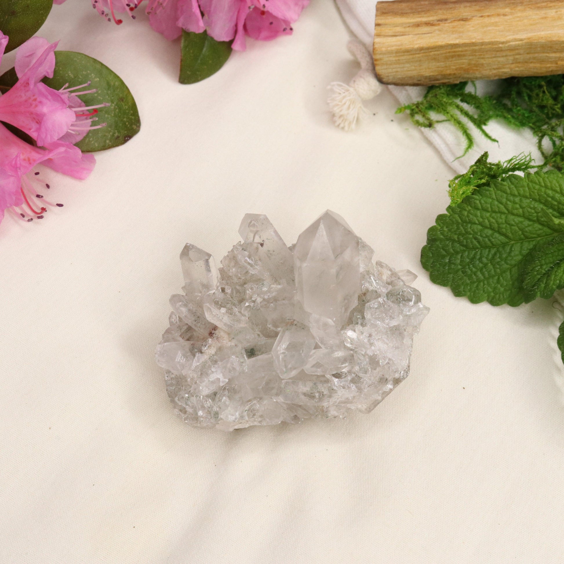 Gemmy Inclusion Quartz from Brazil ~ Beautiful Energy - Earth Family Crystals