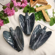 Large Grape Agate Angel ~ Fairy Carvings ~ Polished - Earth Family Crystals