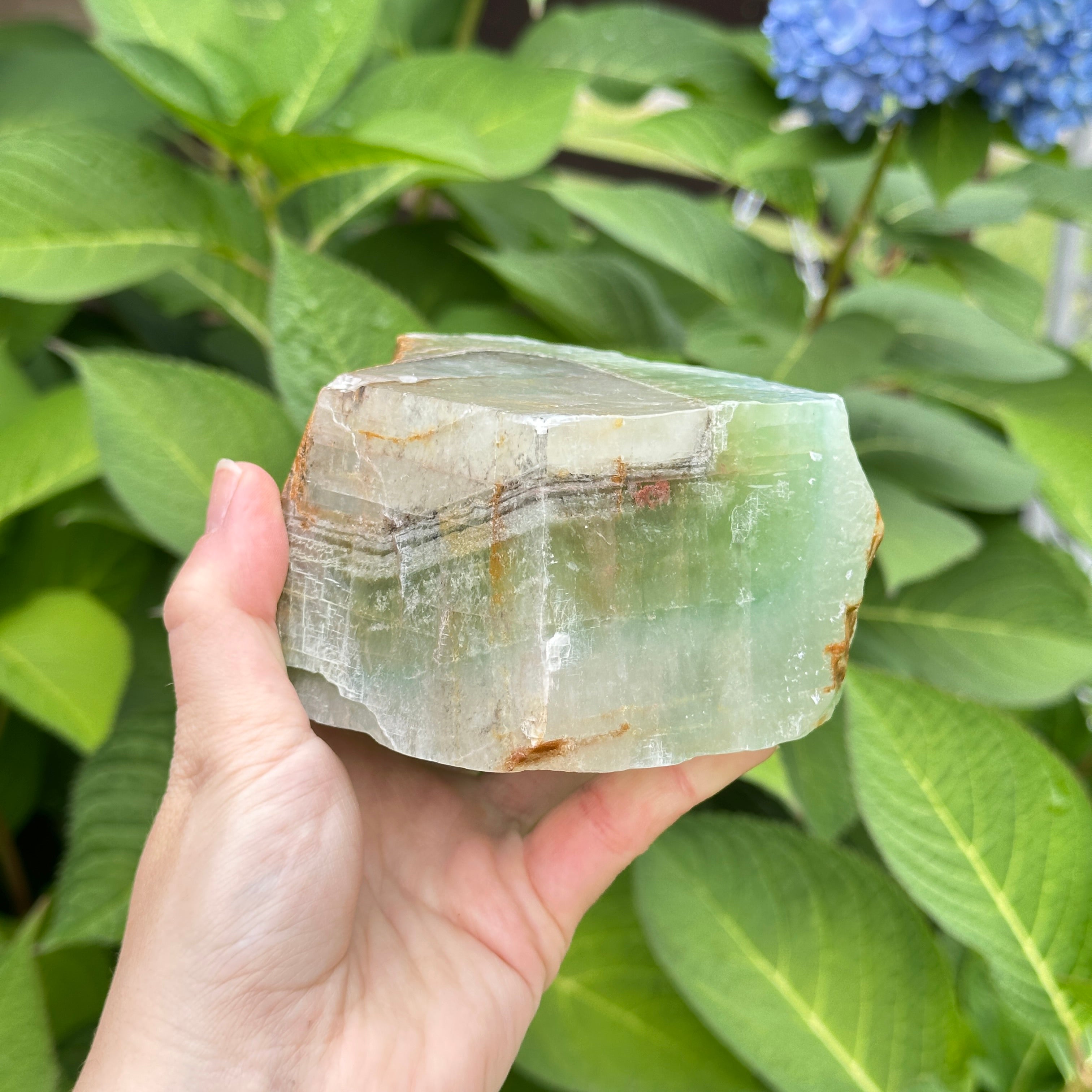 Acid Washed Bright Green Calcite Specimen from Mexico