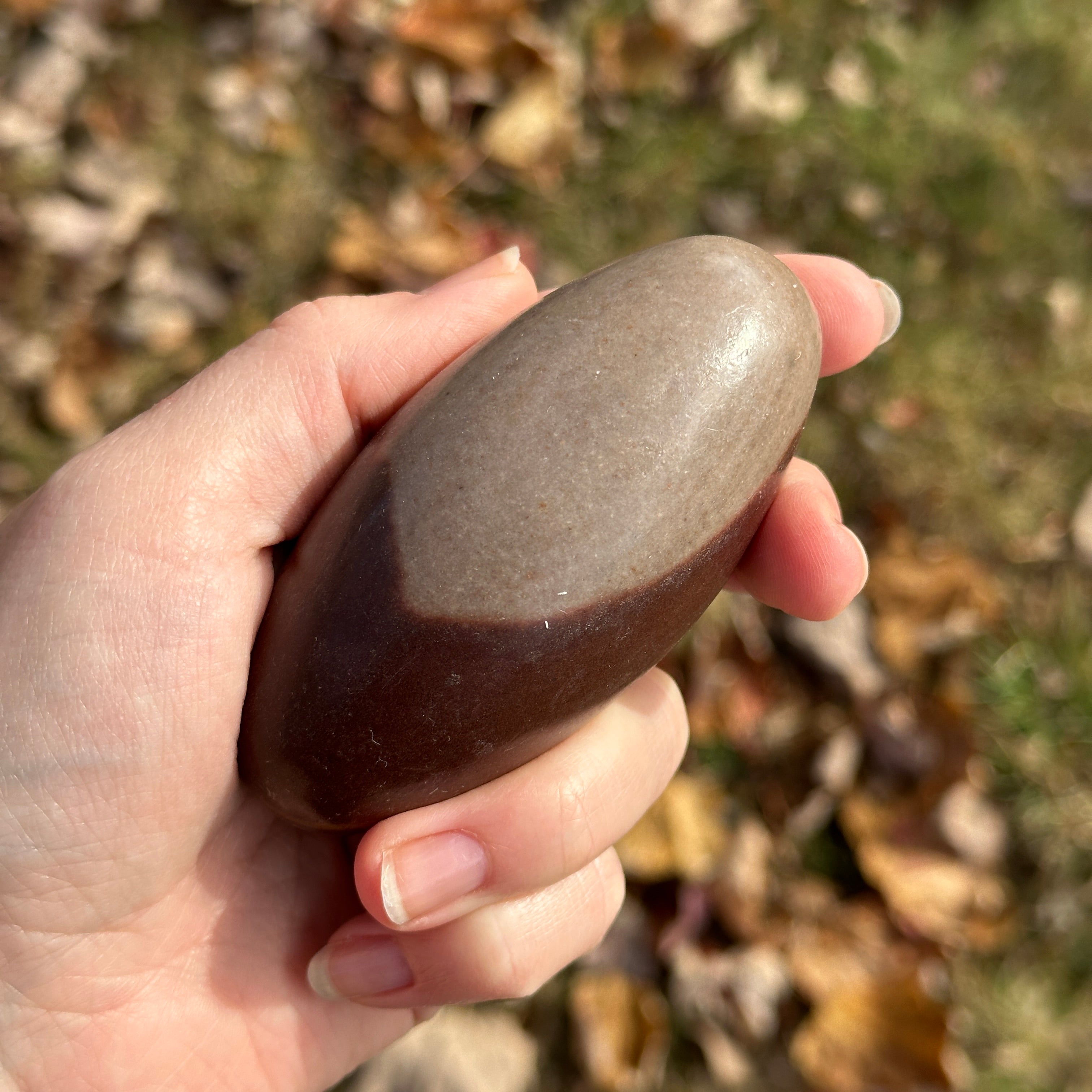 Medium Shiva Lingham Polished Stone Carving from India ~ Raise Life Force Energies