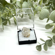 Dazzling Rainbows Crystal Clear Double Terminated Herkimer Diamond Quartz Crystal in Collectors Box from New York