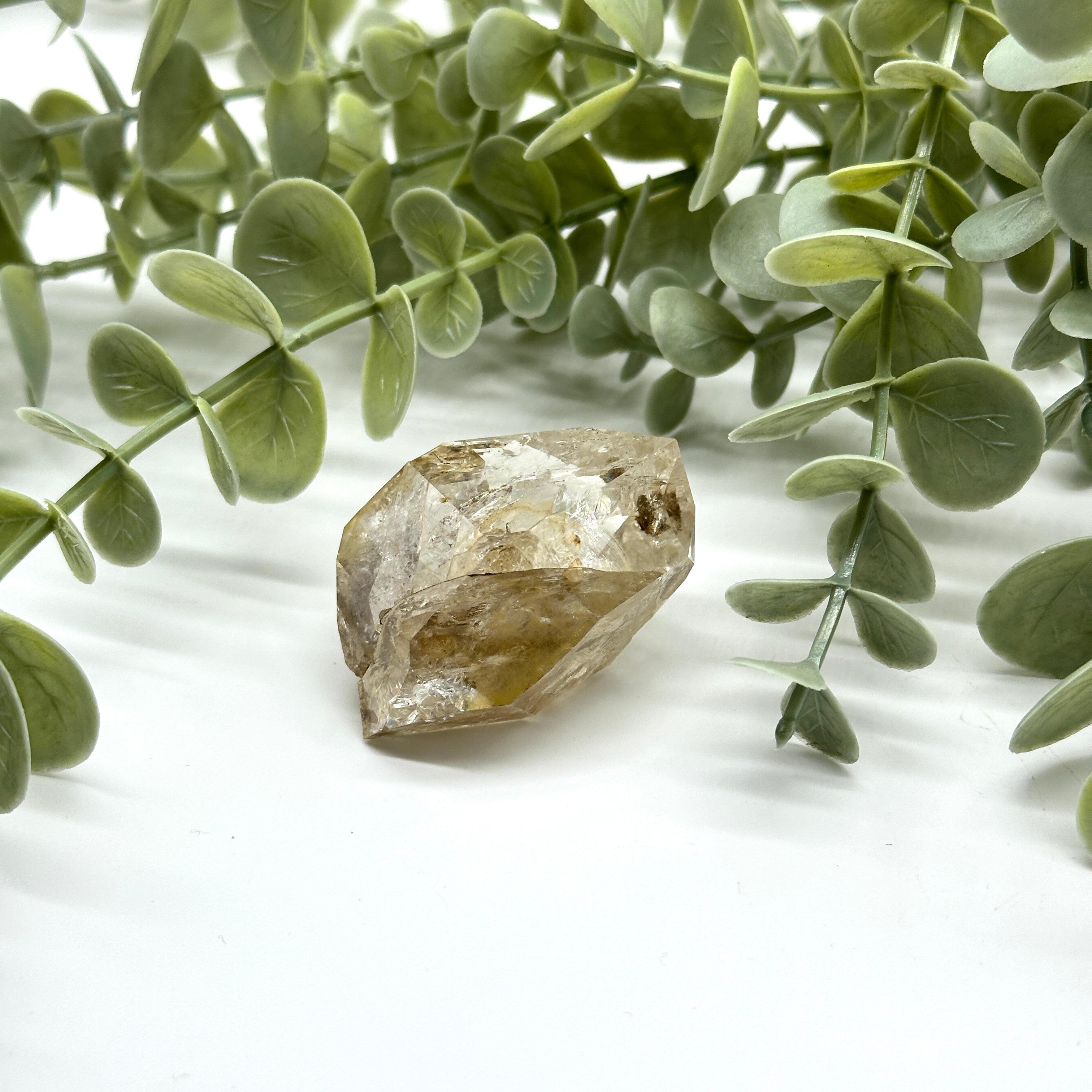 Rainbow Energy Double Terminated Herkimer Diamond Quartz Crystal