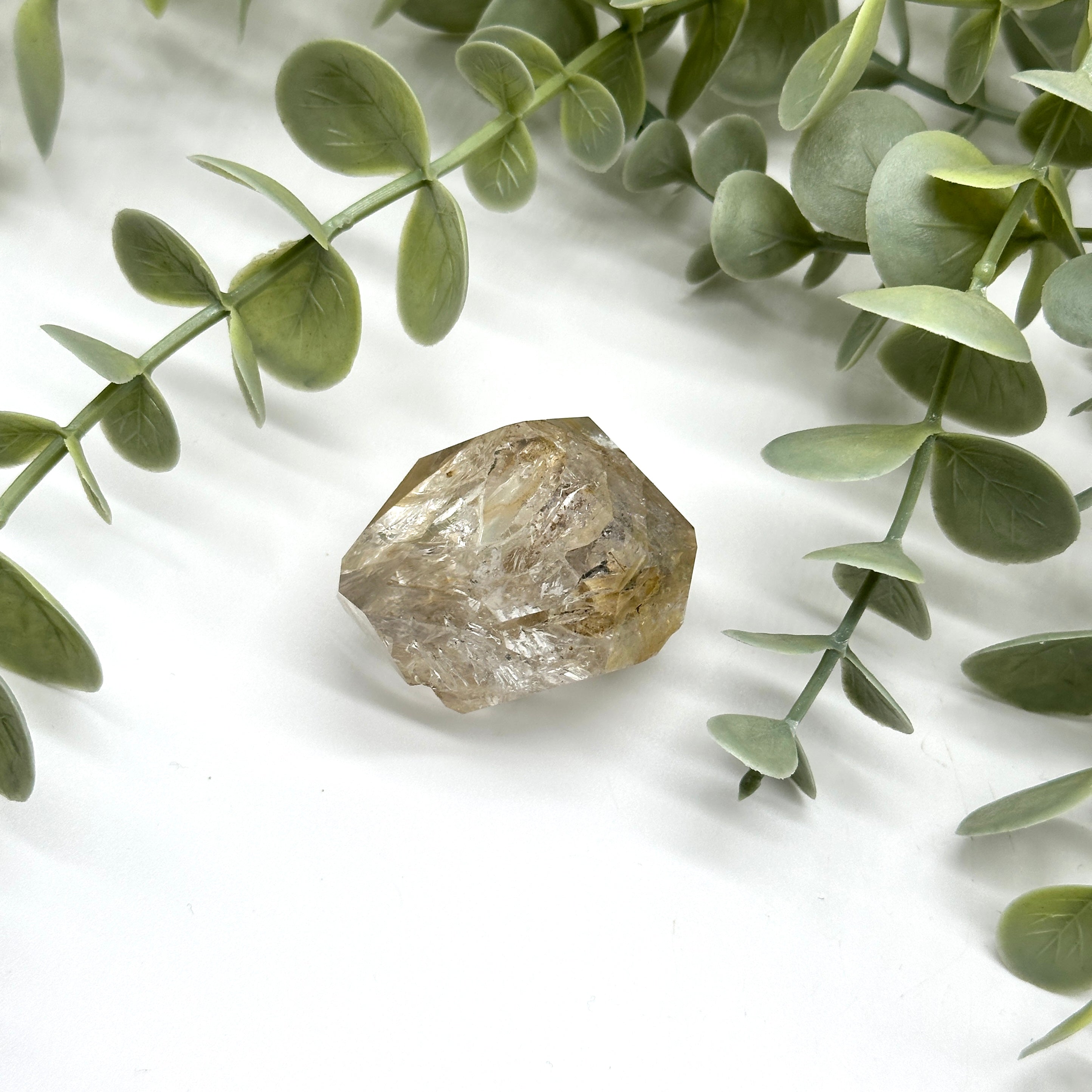 Rainbow Energy Double Terminated Herkimer Diamond Quartz Crystal
