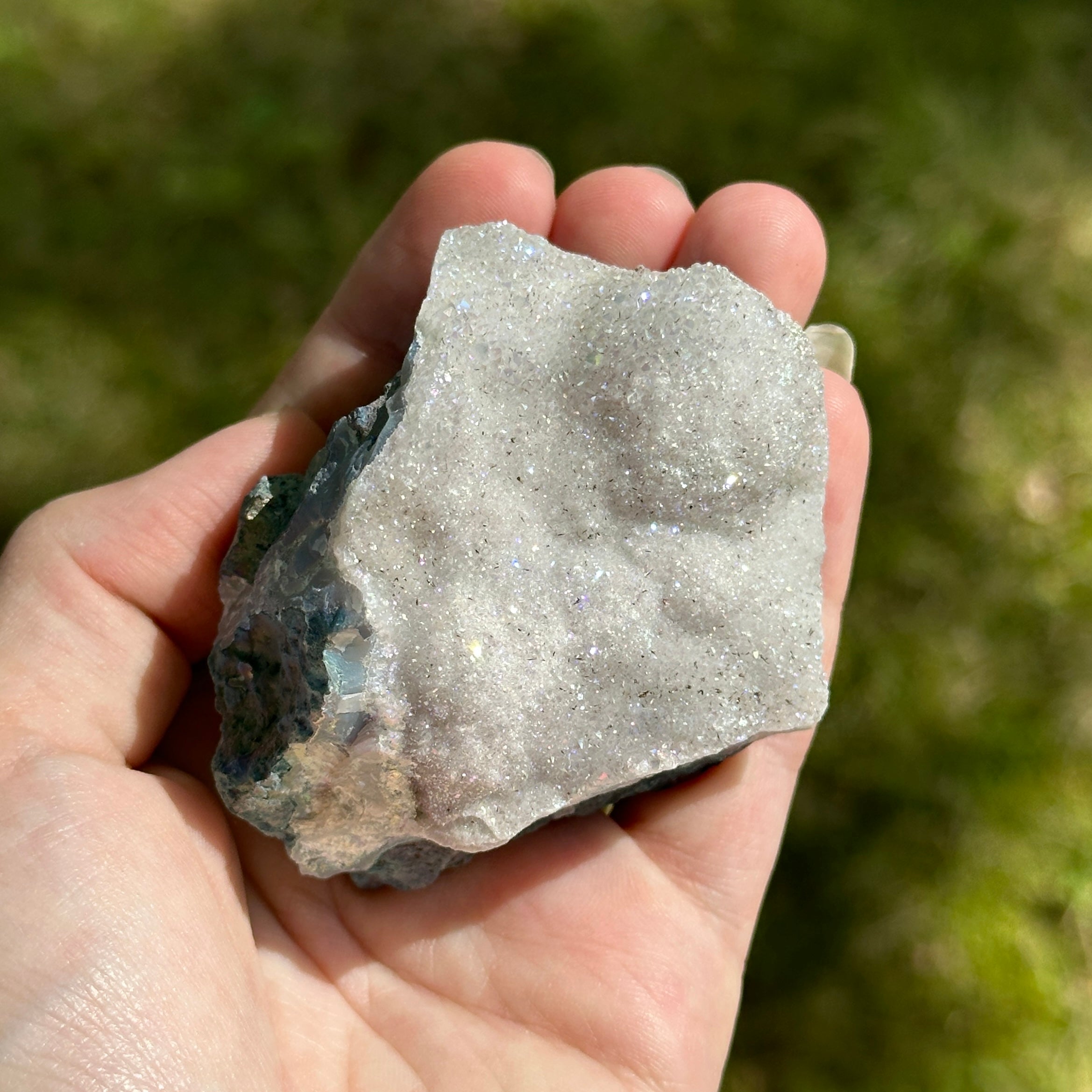 Angel Aura Amethyst Druzy - Enhances Angelic Connection