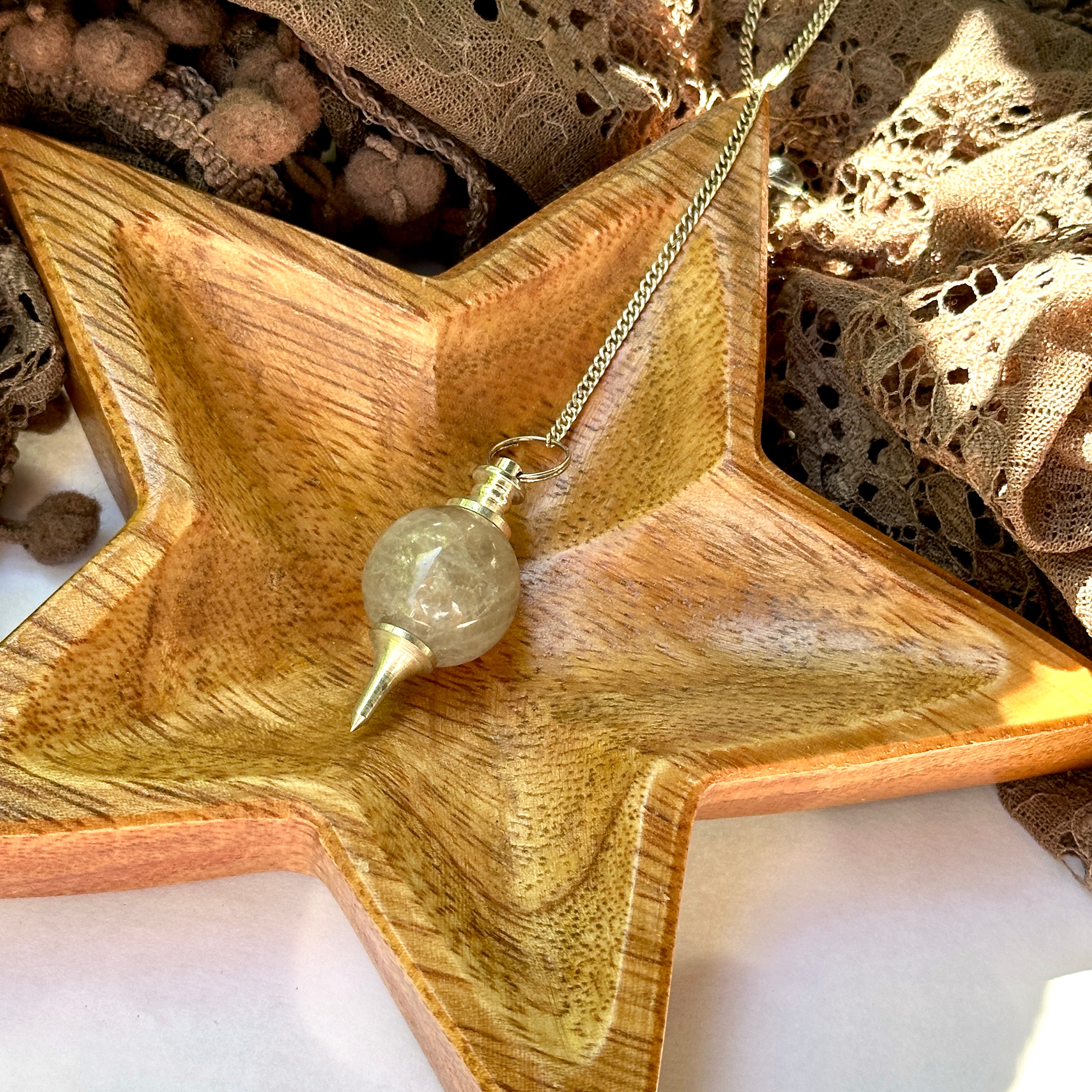 Smoky Quartz Pendulum