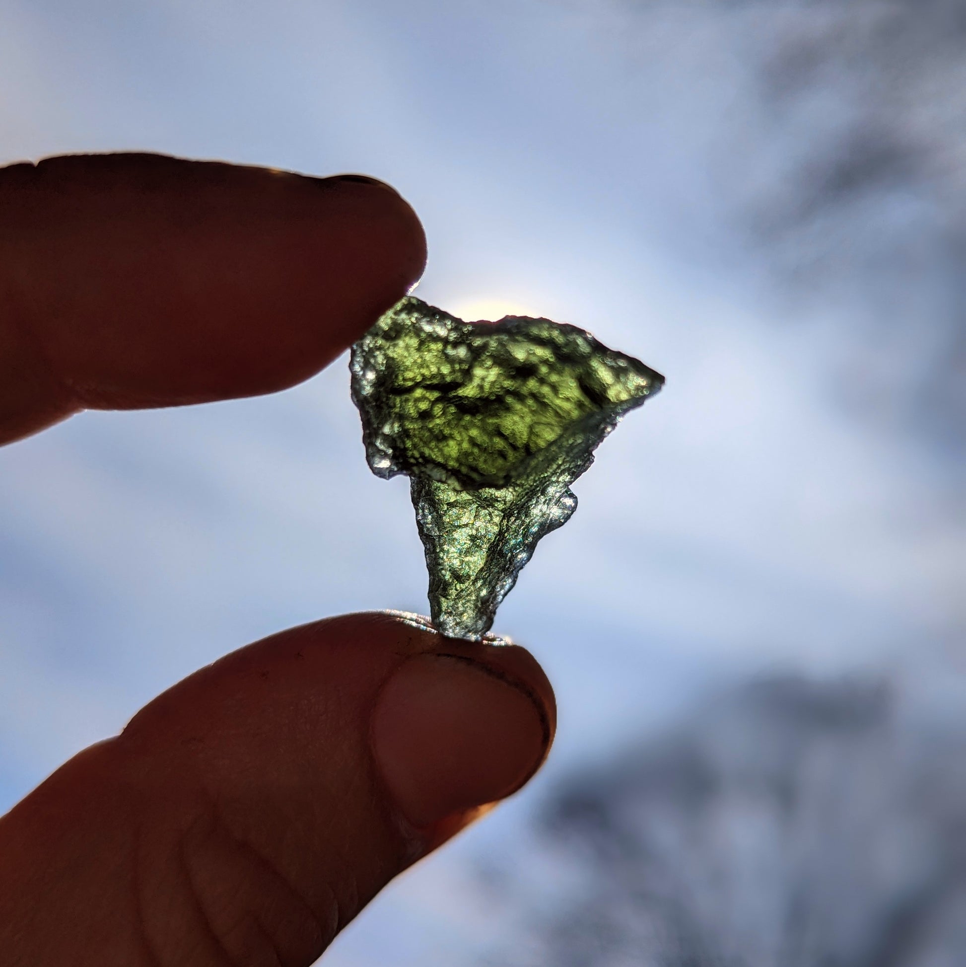 Genuine Moldavite ~Extraterrestrial Energies~ Cosmic Moldavite Tektite Crystal~ Natural Moldavite - Earth Family Crystals