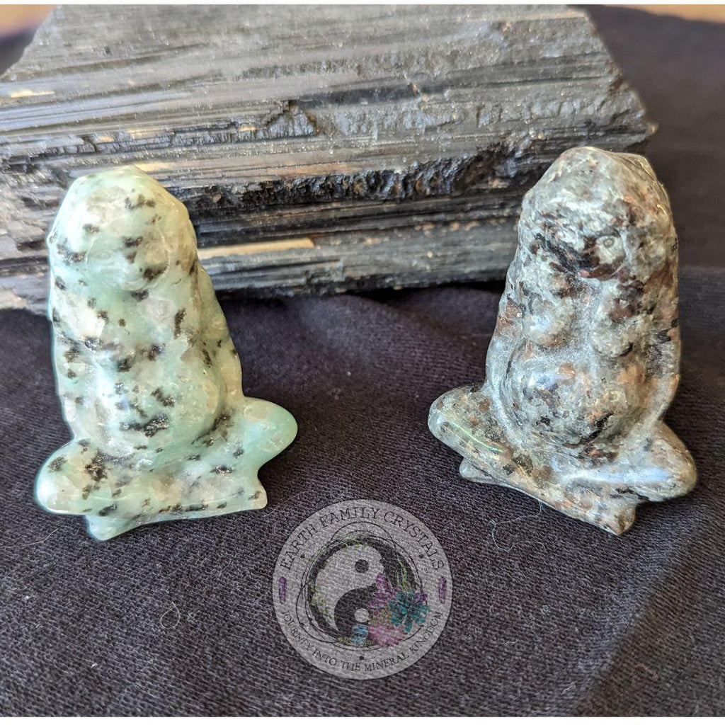 Mother To Be Carving ~ Pregnancy and Fertility Goddess ~ Divine Feminine Crystal Carving - Earth Family Crystals