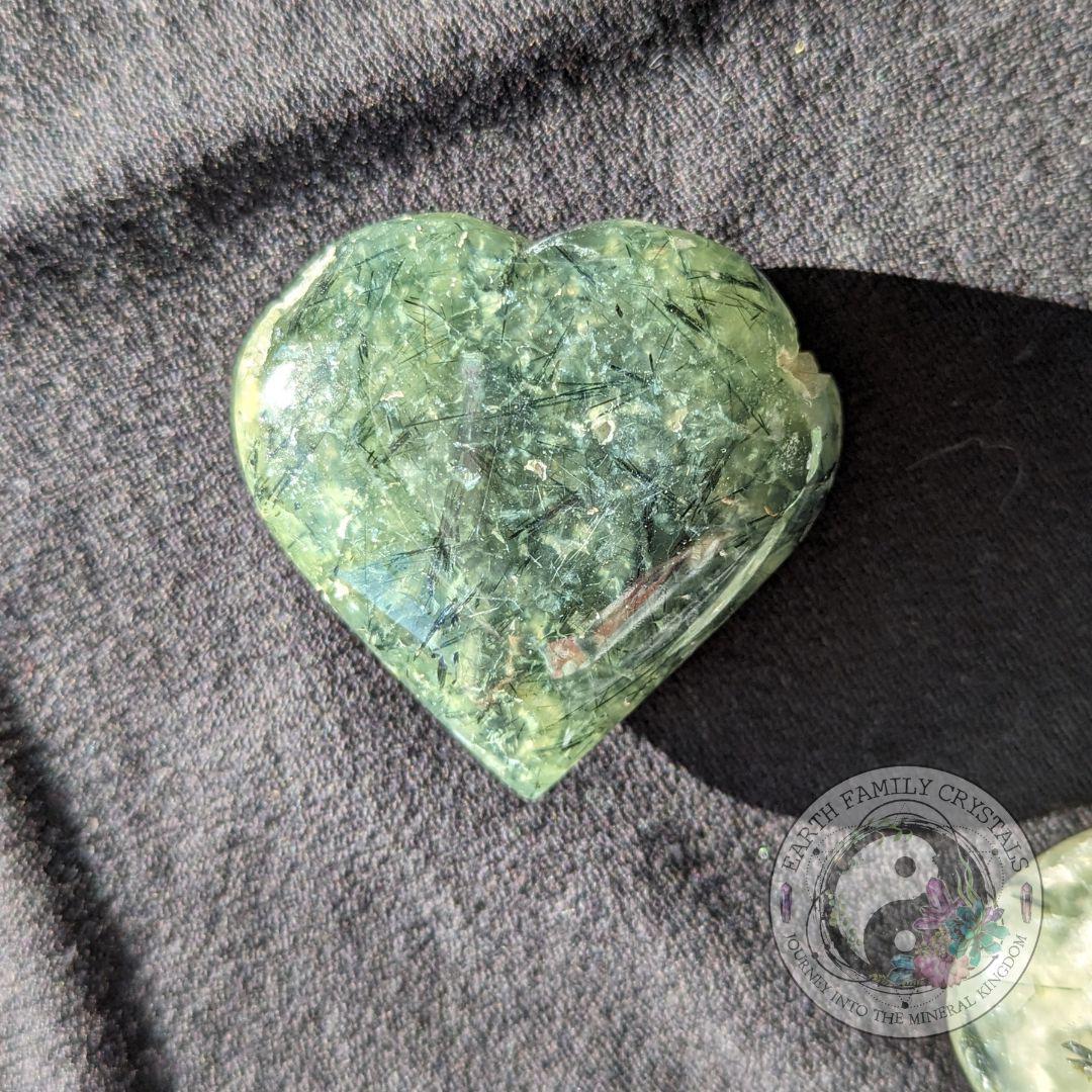 Gorgeous Green Prehnite ~ The Healer's Healing Stone ~ Soothe the Heart Chakra - Earth Family Crystals