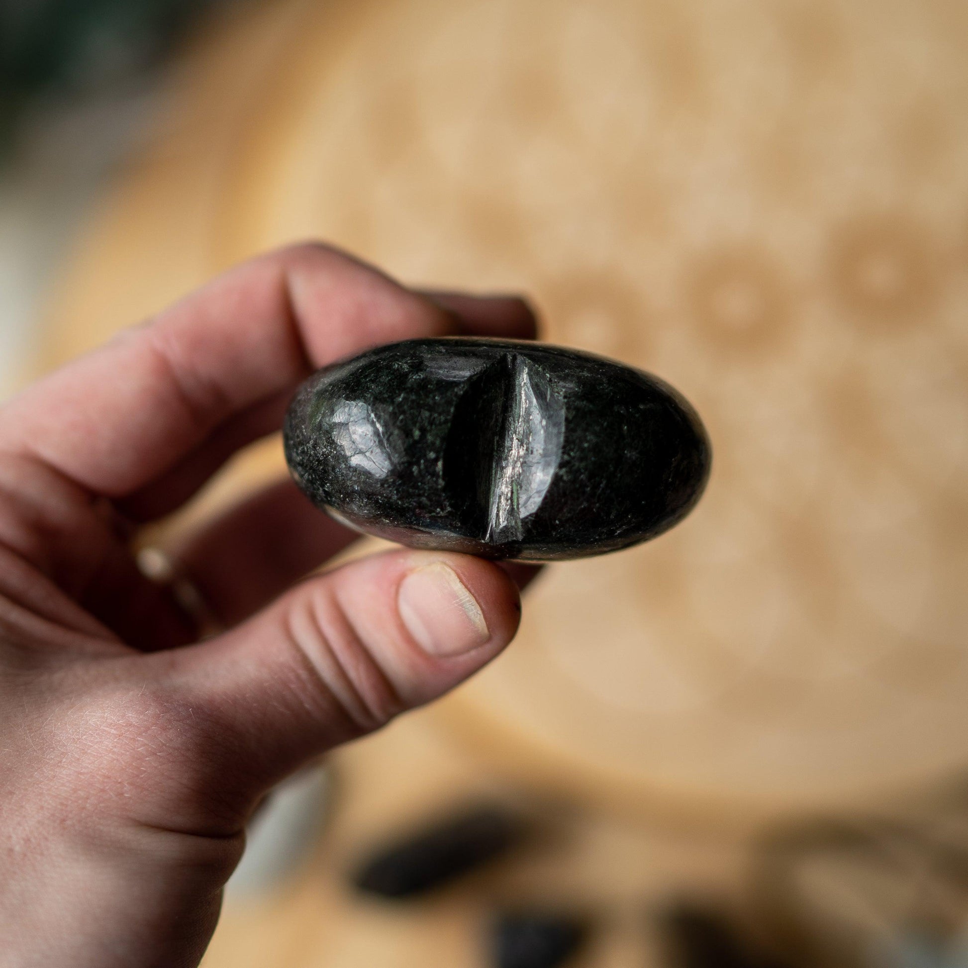 Astrophyllite Puffy Heart Carving~ Align Every Chakra - Earth Family Crystals