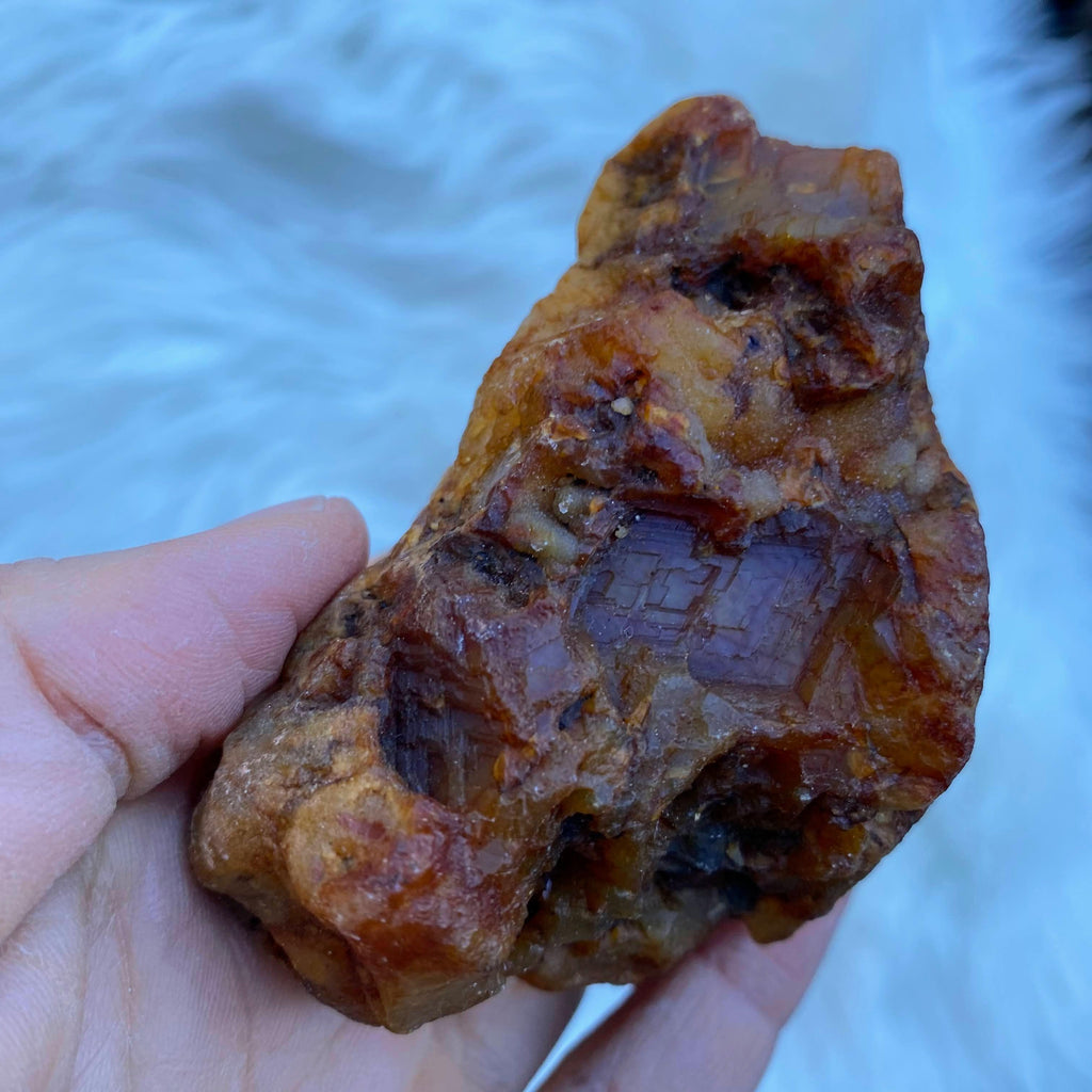 Natural Carnelian Agate Raw Chunky Specimen #1 - Earth Family Crystals