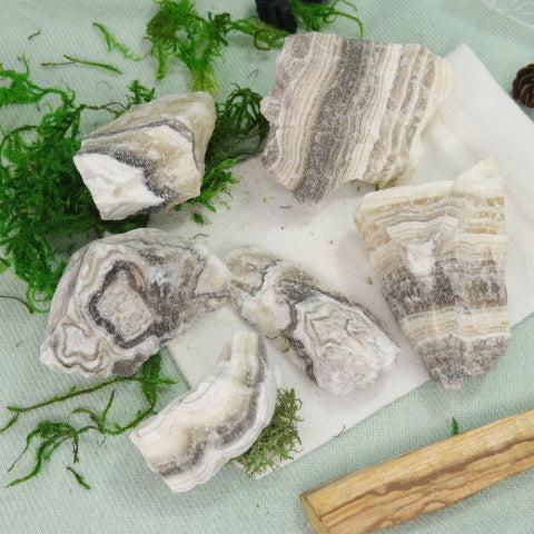 Raw Zebra Calcite ~One Pound~ Cleanse the Energy Body - Earth Family Crystals