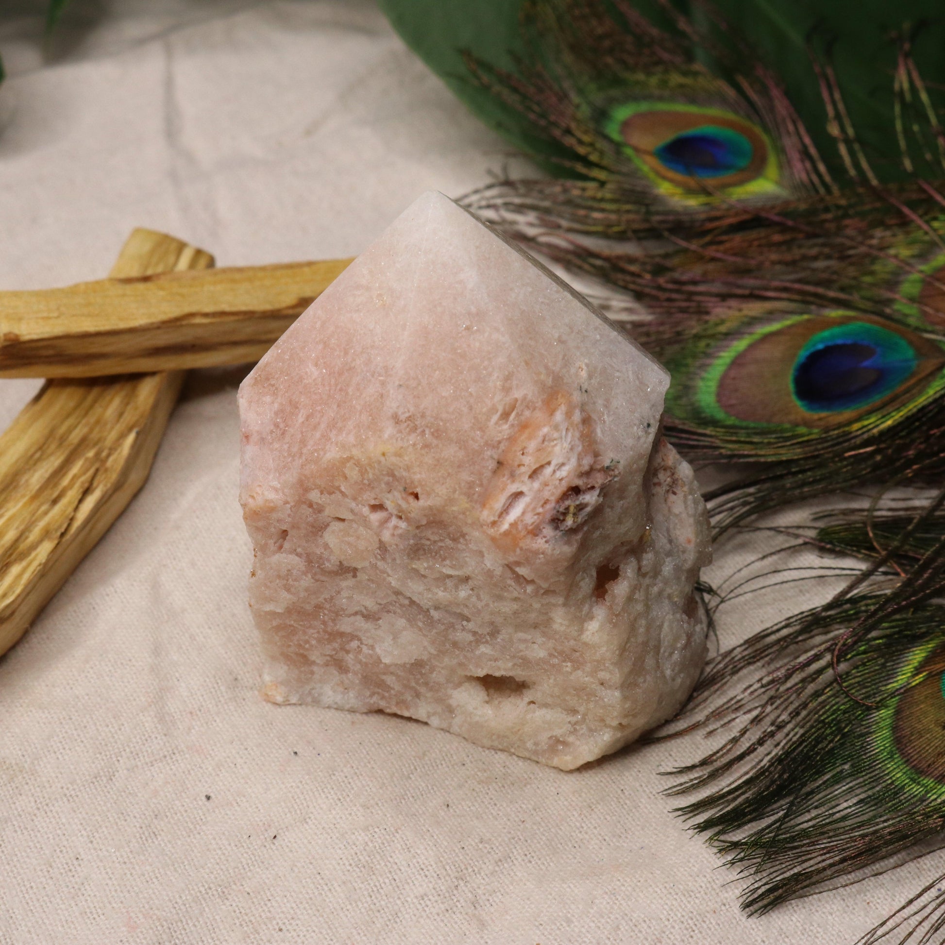 Beautiful Pink Amethyst Point  ~ Grid Focal Point for Healing Energies - Earth Family Crystals