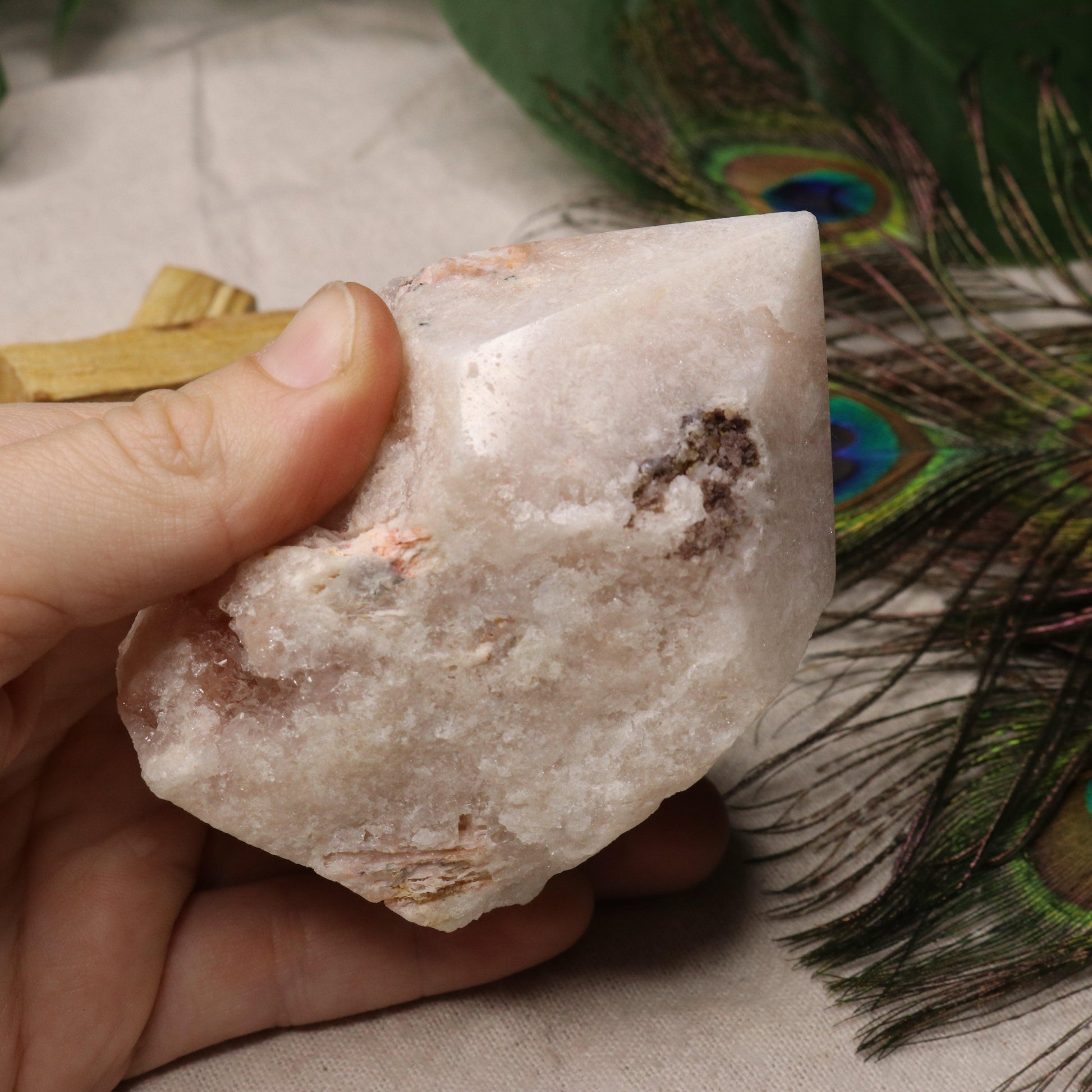Beautiful Pink Amethyst Point  ~ Grid Focal Point for Healing Energies - Earth Family Crystals