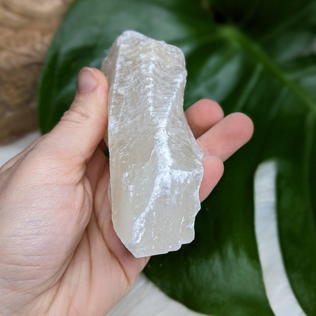 Ice White Calcite Specimen from Mexico - Earth Family Crystals