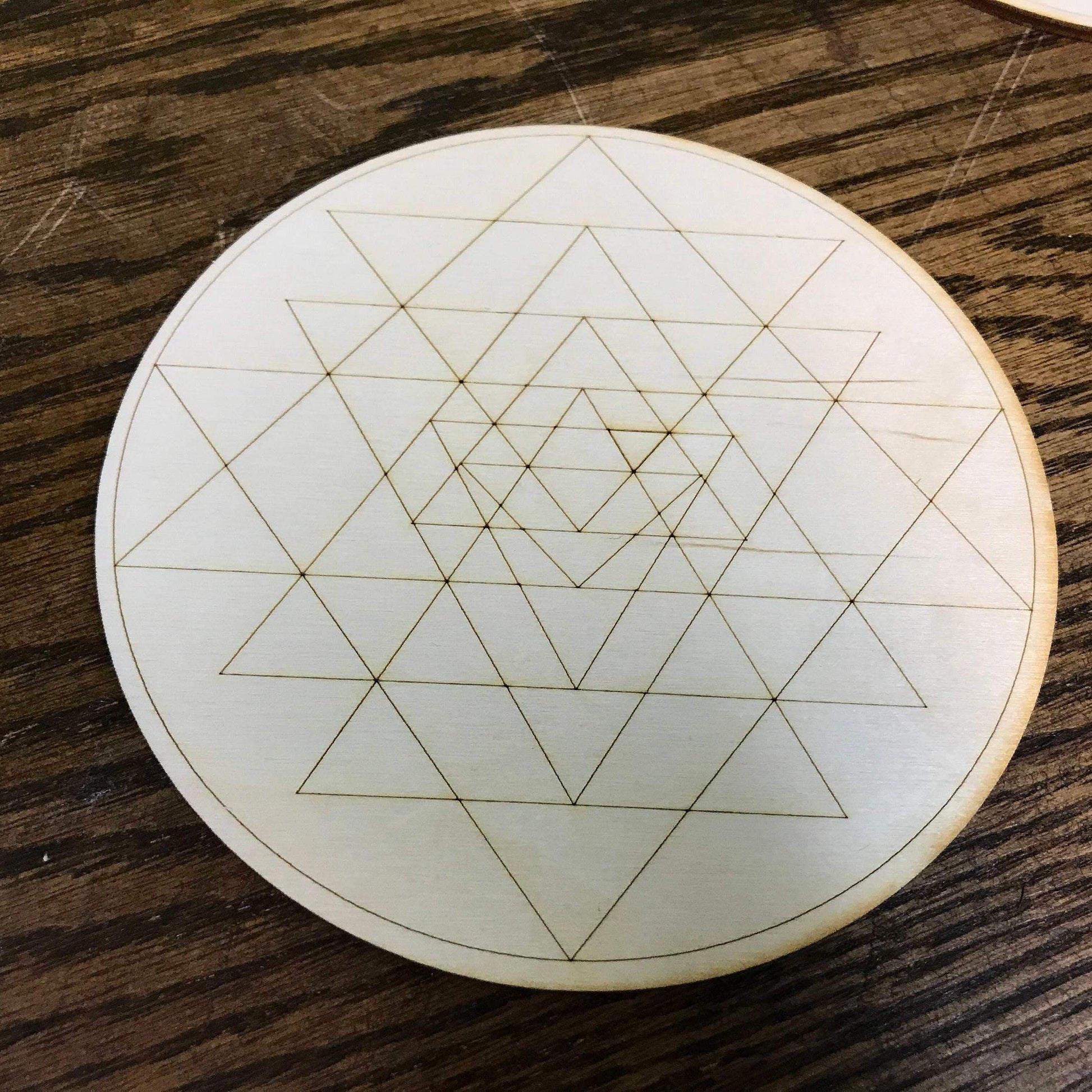 Sri Yantra Crystal Grid