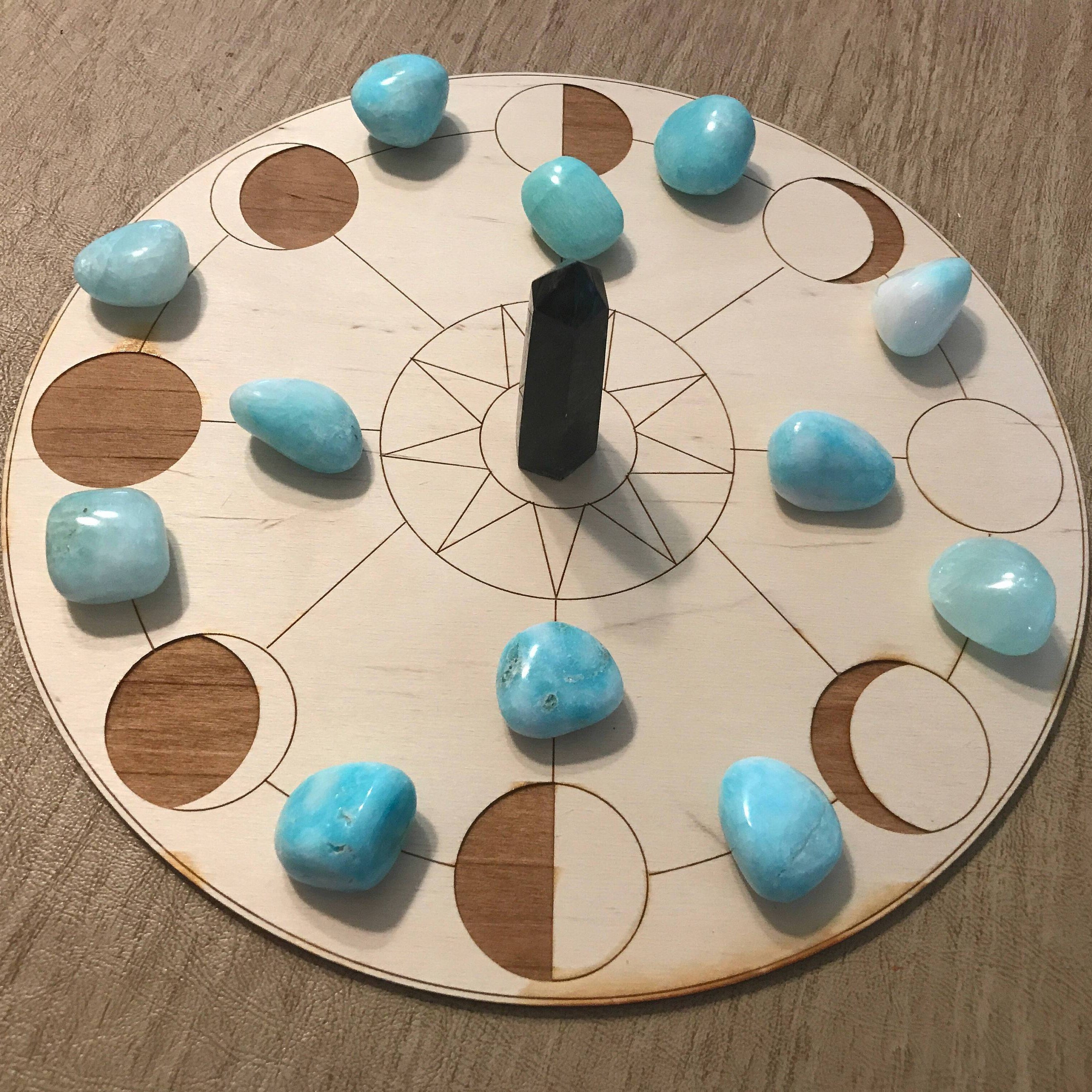 Moon Phase Sun Crystal Grid