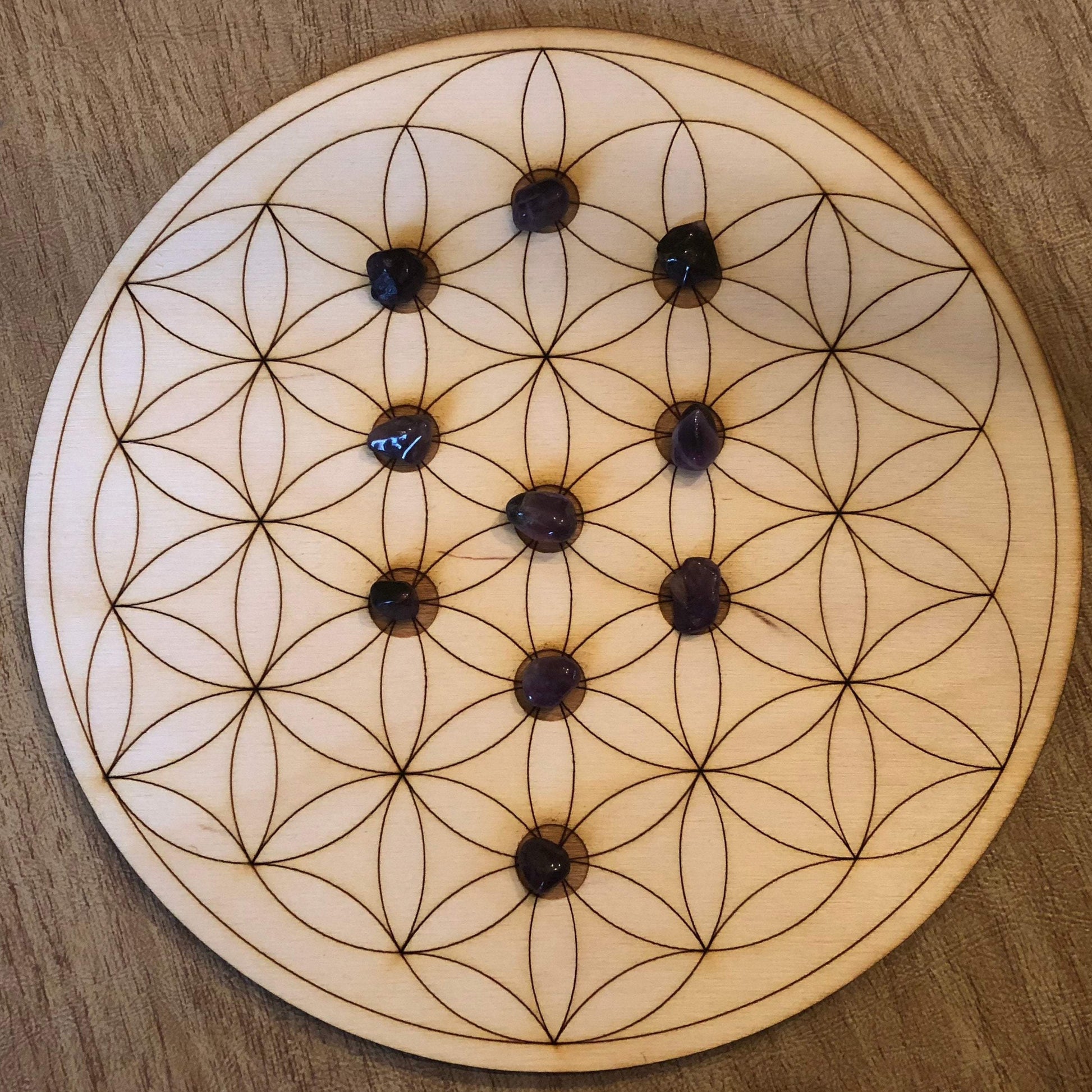 Flower of Life  Tree of Life Crystal Grid