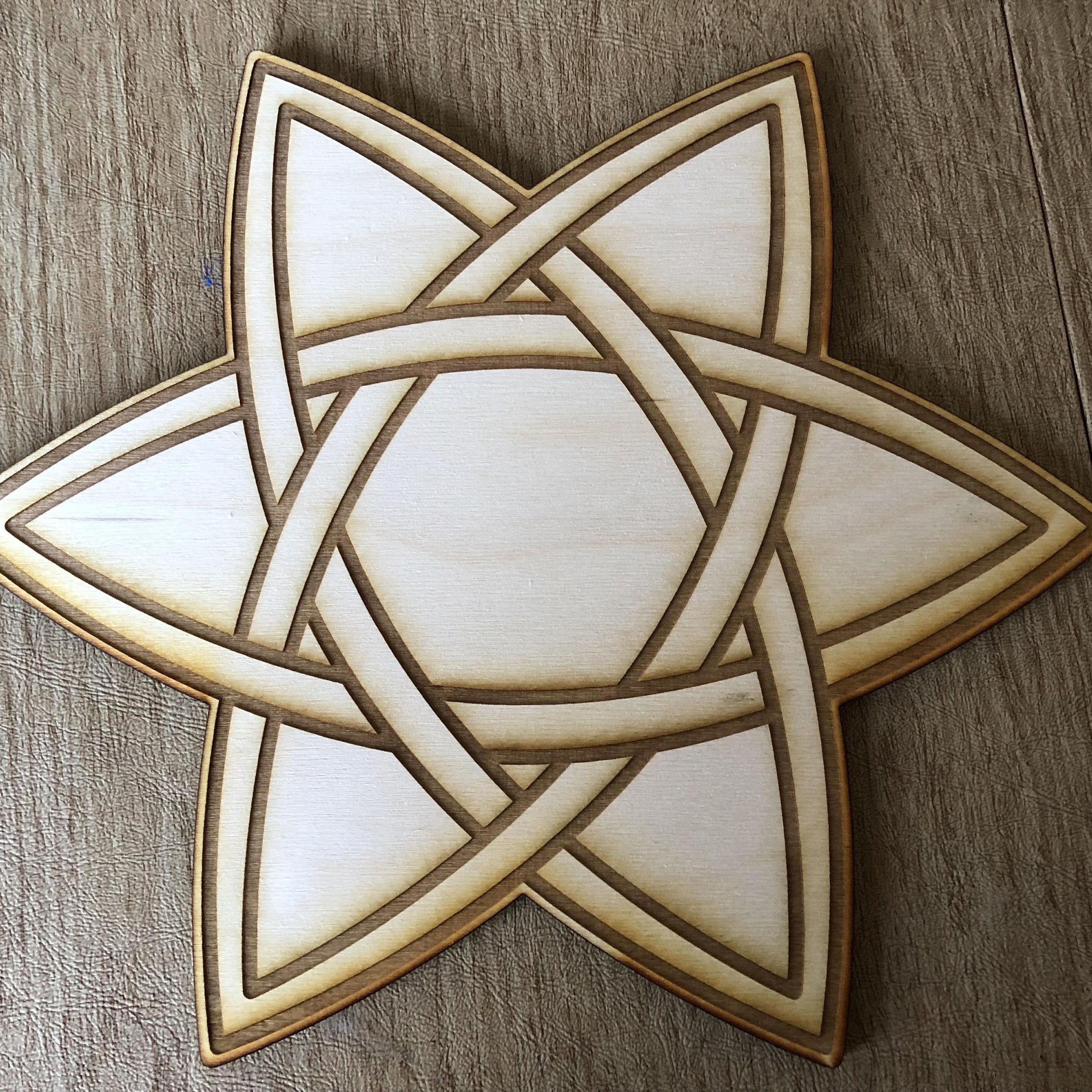 Celtic Star Crystal Grid - Earth Family Crystals
