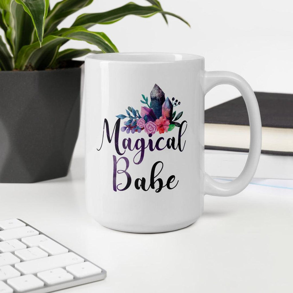 Magical Babe White Mug - Earth Family Crystals