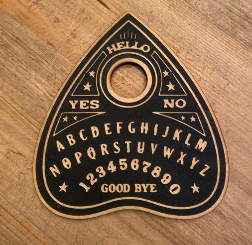Planchette Pendulum Board and Sphere Holder - Earth Family Crystals