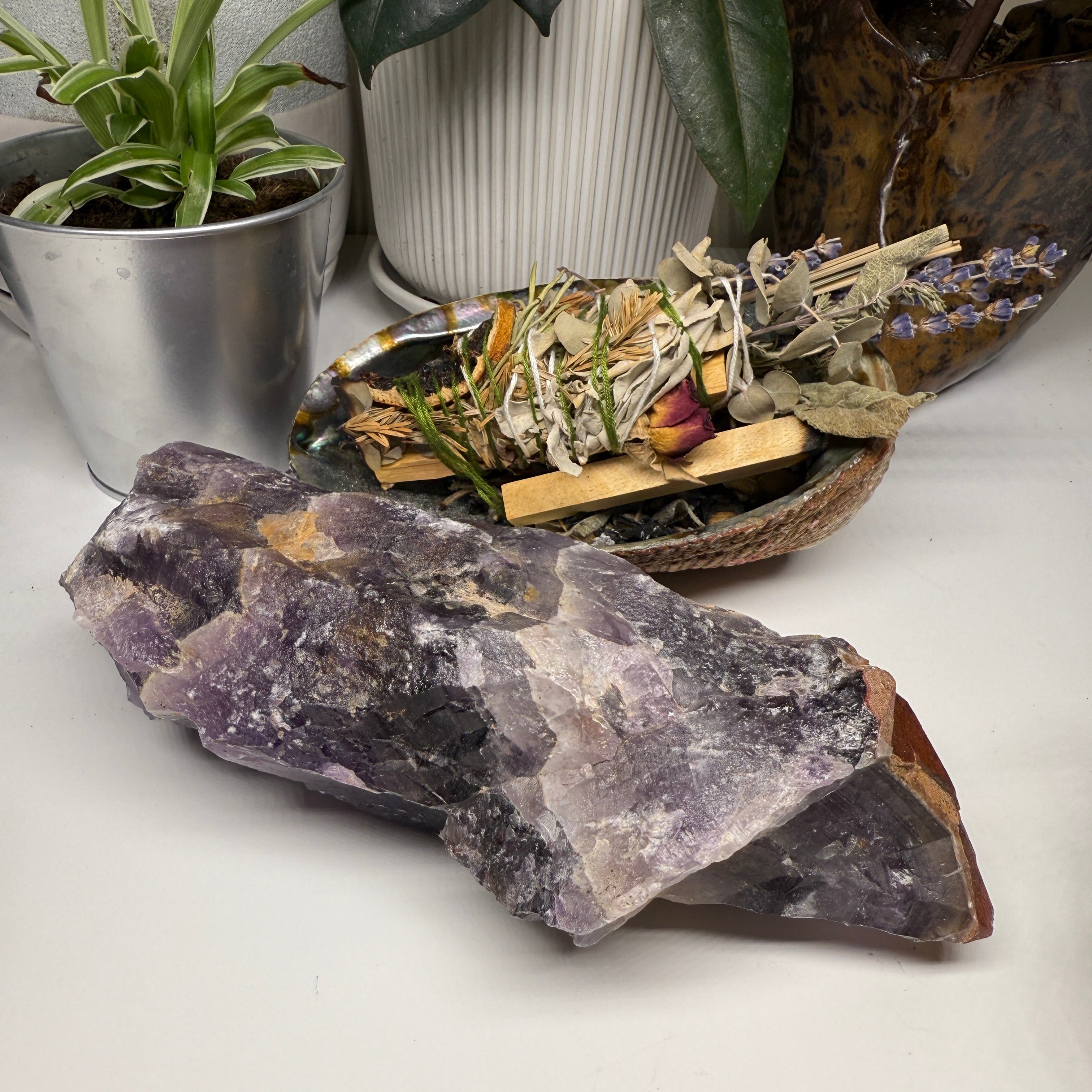 Jumbo Natural High Grade Auralite 23 Crystal Point from Ontario, CA