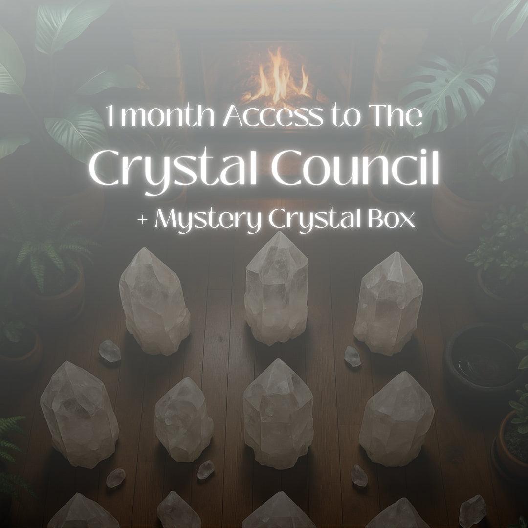 One Month Access to The Crystal Council | Crystal Mastery, Manifestation & More