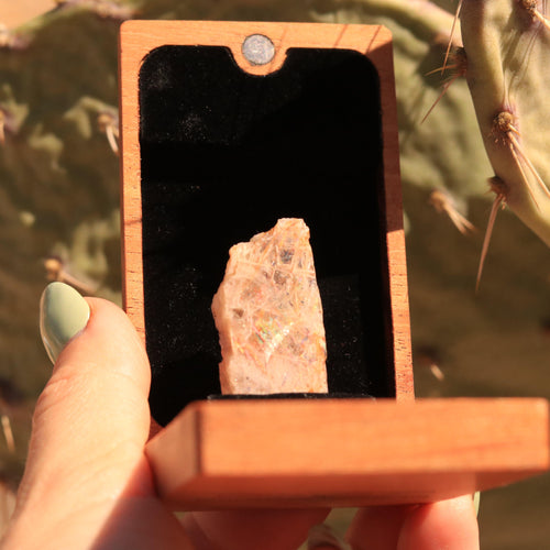Rare Rainbow Lattice Sunstone from Australia