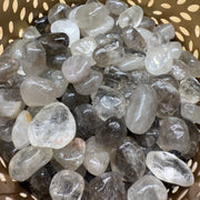 Smoky Quartz Tumbled Stones Set of Ten
