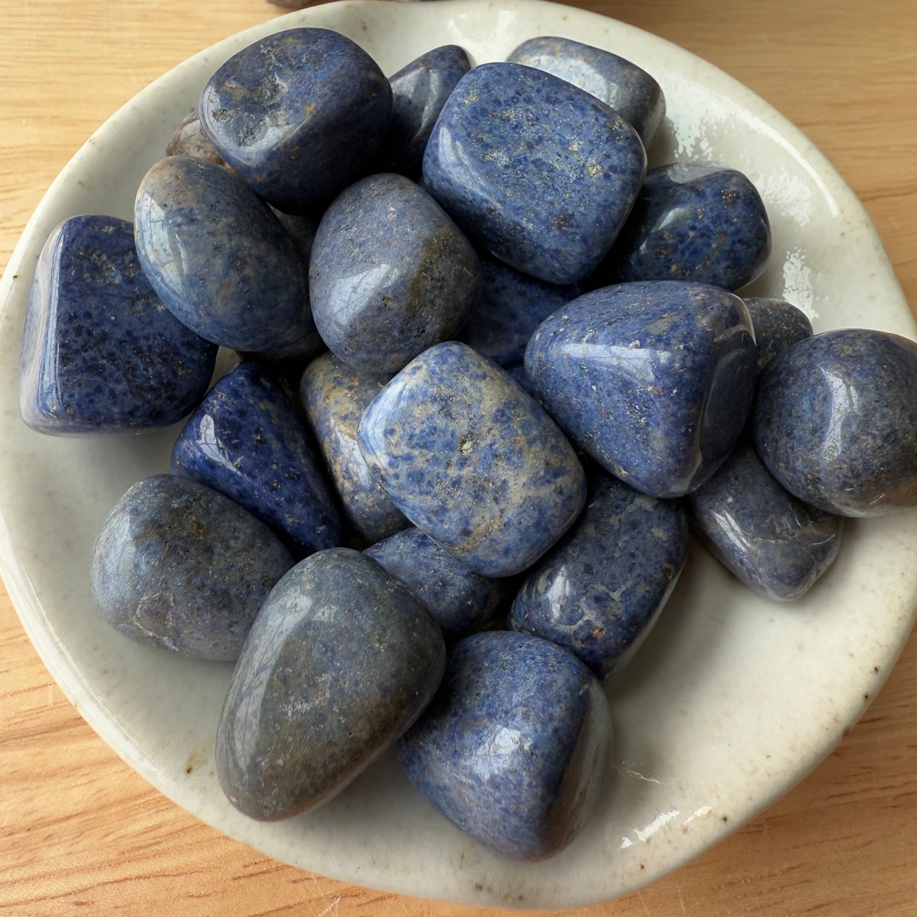 Dumortierite Tumbled Stones Set of Five