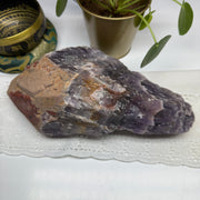 2.5kg Auralite-23 Elestial Red Hematite Capped Power Point ~ Locality: Ontario, Canada