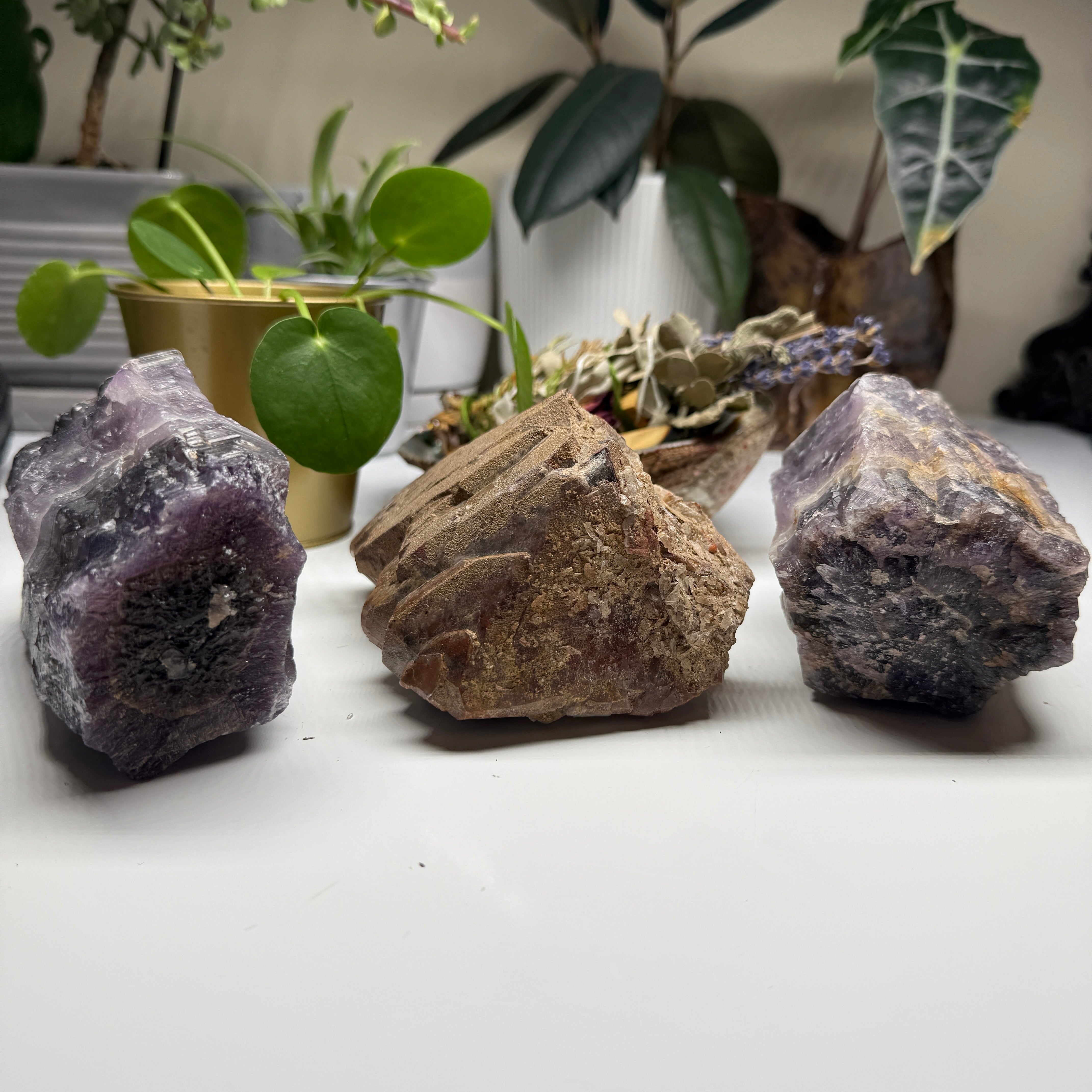 One Incredible Large Raw Auralite 23 Amethyst Crystal Point from Ontario