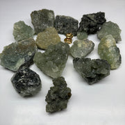 Beautiful Raw Green Prehnite Clusters