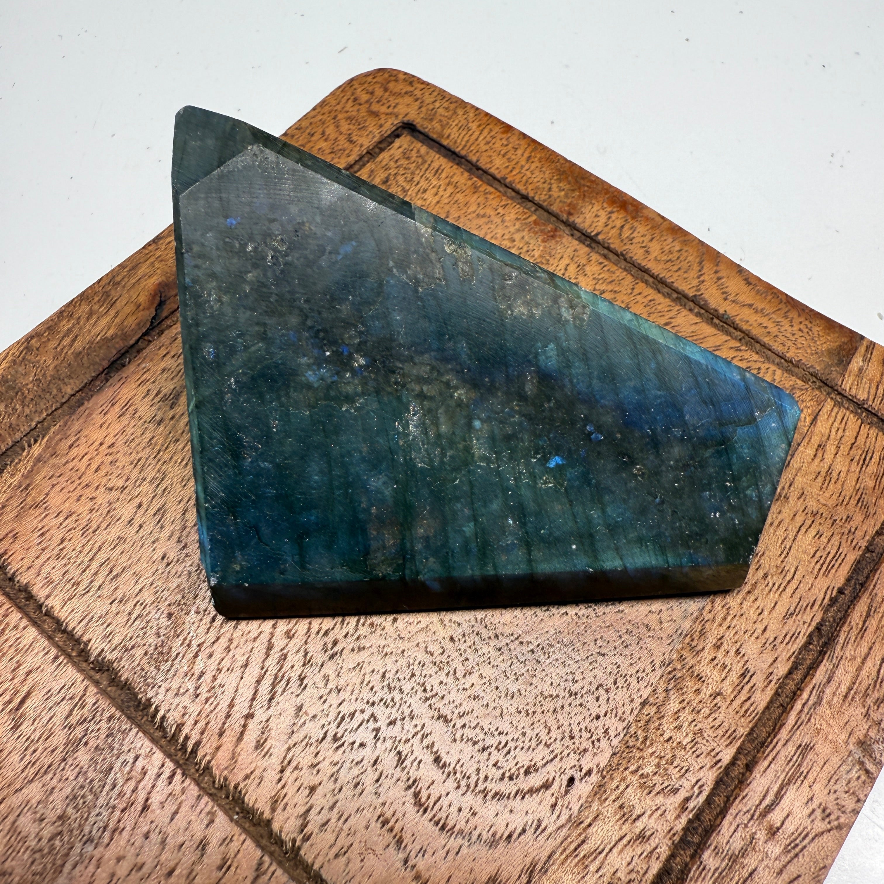 Flashy Labradorite Free Form Carving Display Specimen
