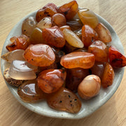 Tumbled Agate Stones Set of Five