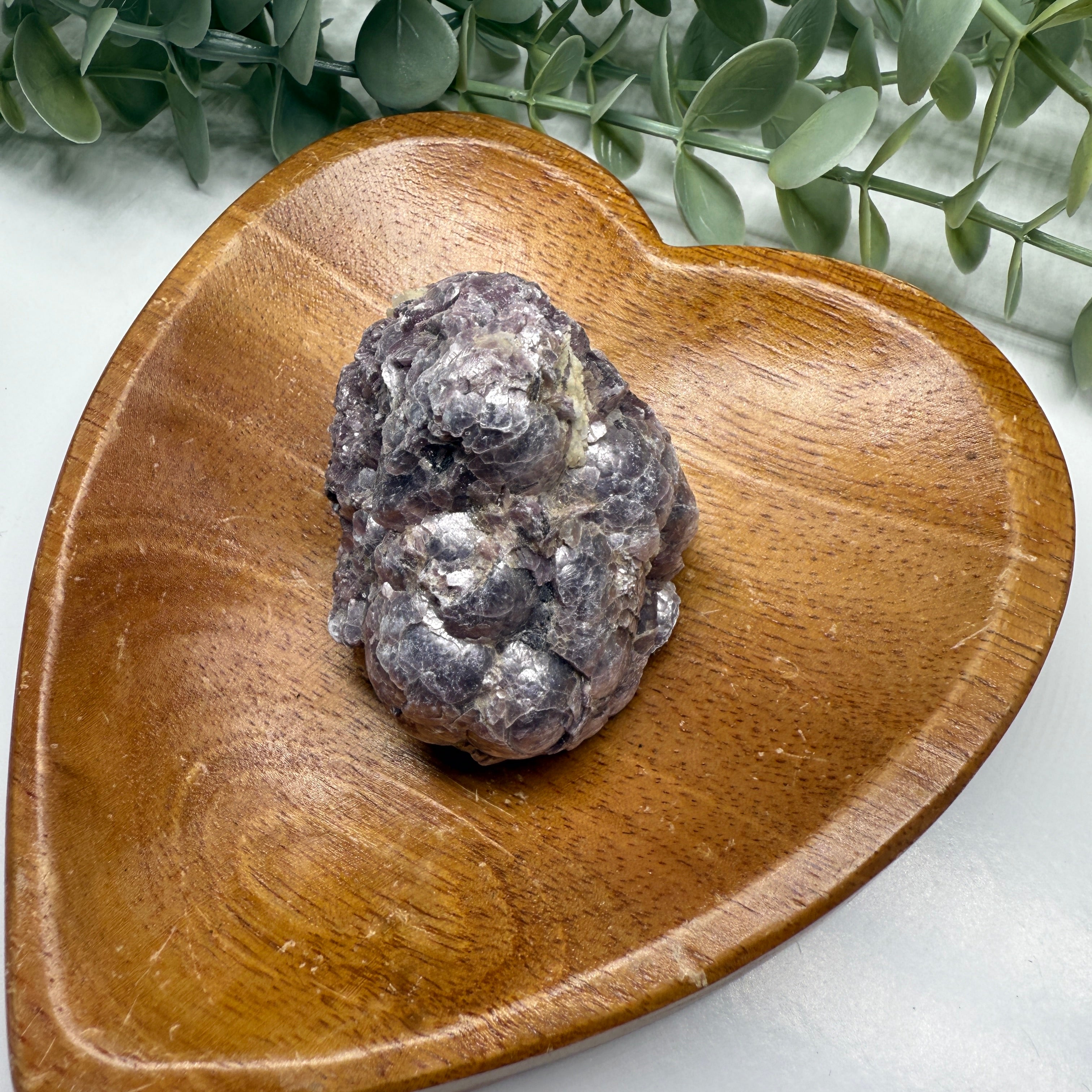 Coconut Mica Lepidolite Cluster