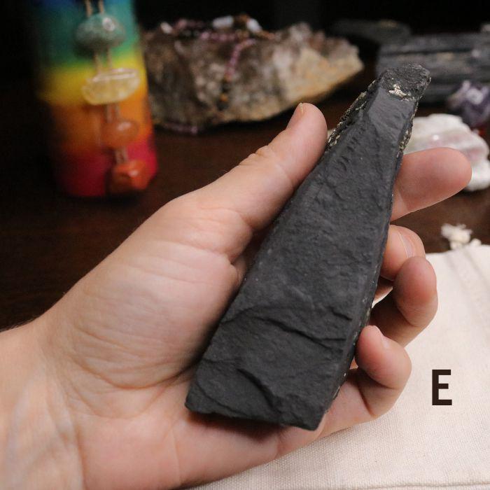 Rough Shungite and Pyrite Specimens ~ Grounding and EMF Blocking - Earth Family Crystals